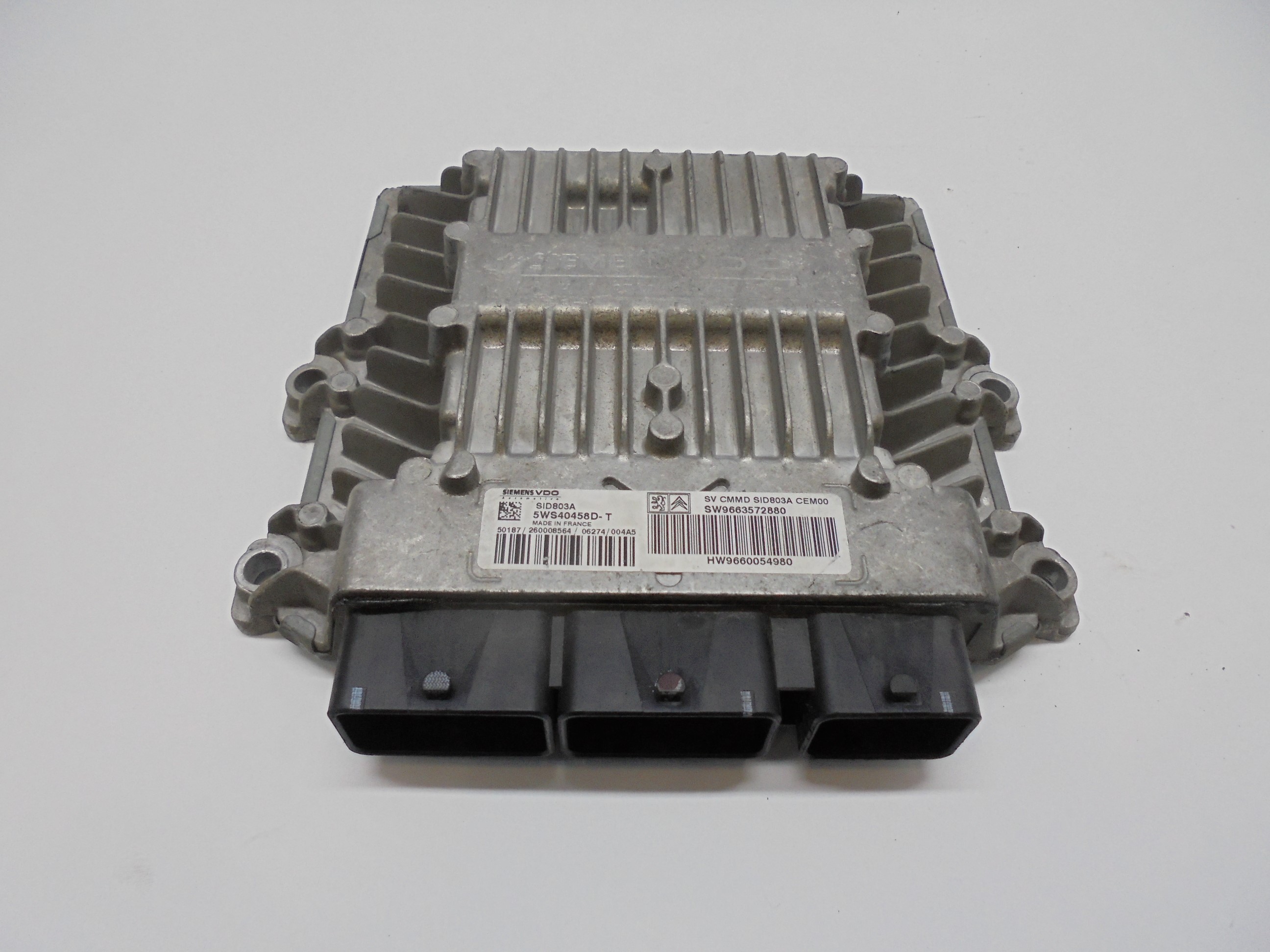 TOYOTA C4 Picasso 1 generation (2006-2013) Engine Control Unit ECU SW9663572880 18635828