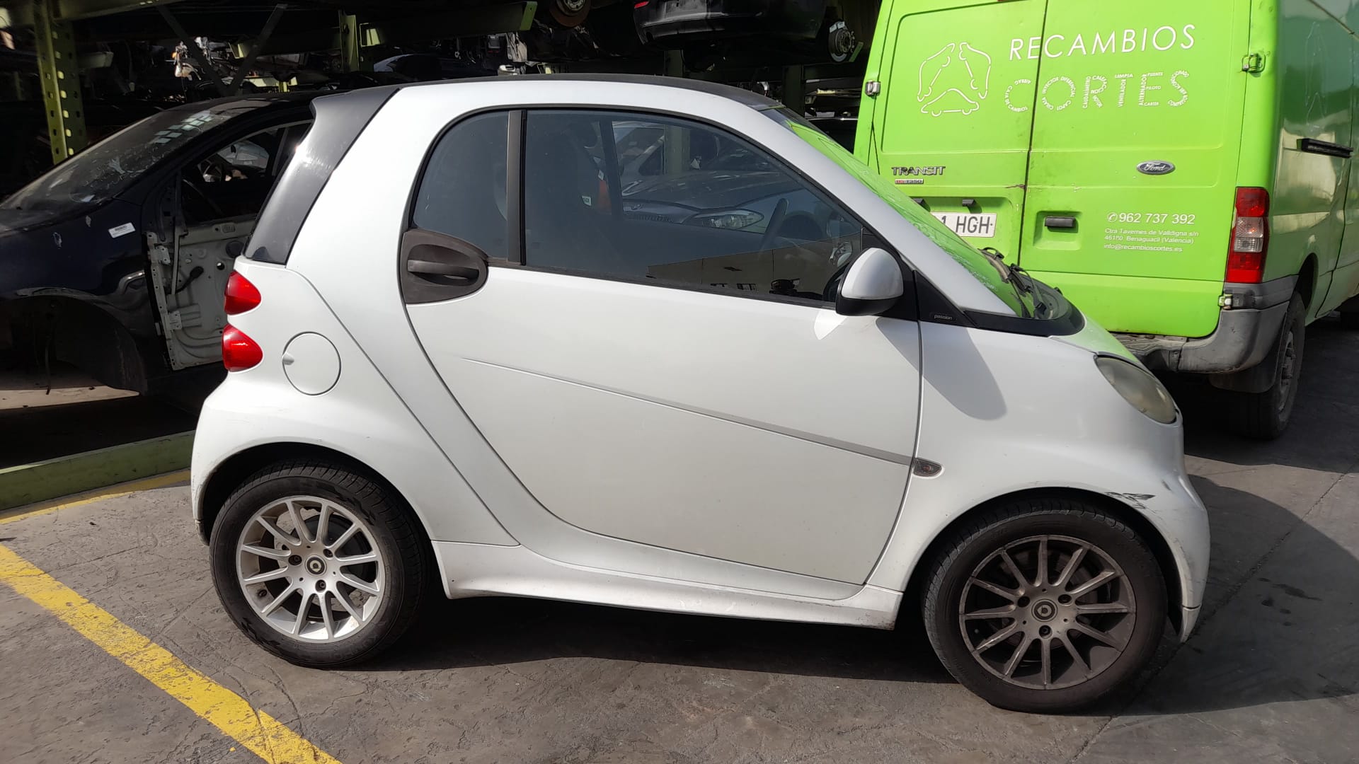 SMART Fortwo 2 generation (2007-2015) Takapuskuri A4516470001 18611362