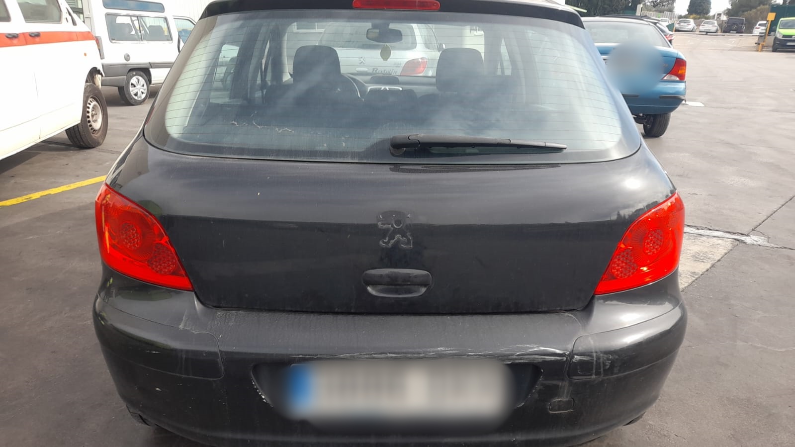 PEUGEOT 307 1 generation (2001-2008) Bagažinės palangė 8794NJ 24031581