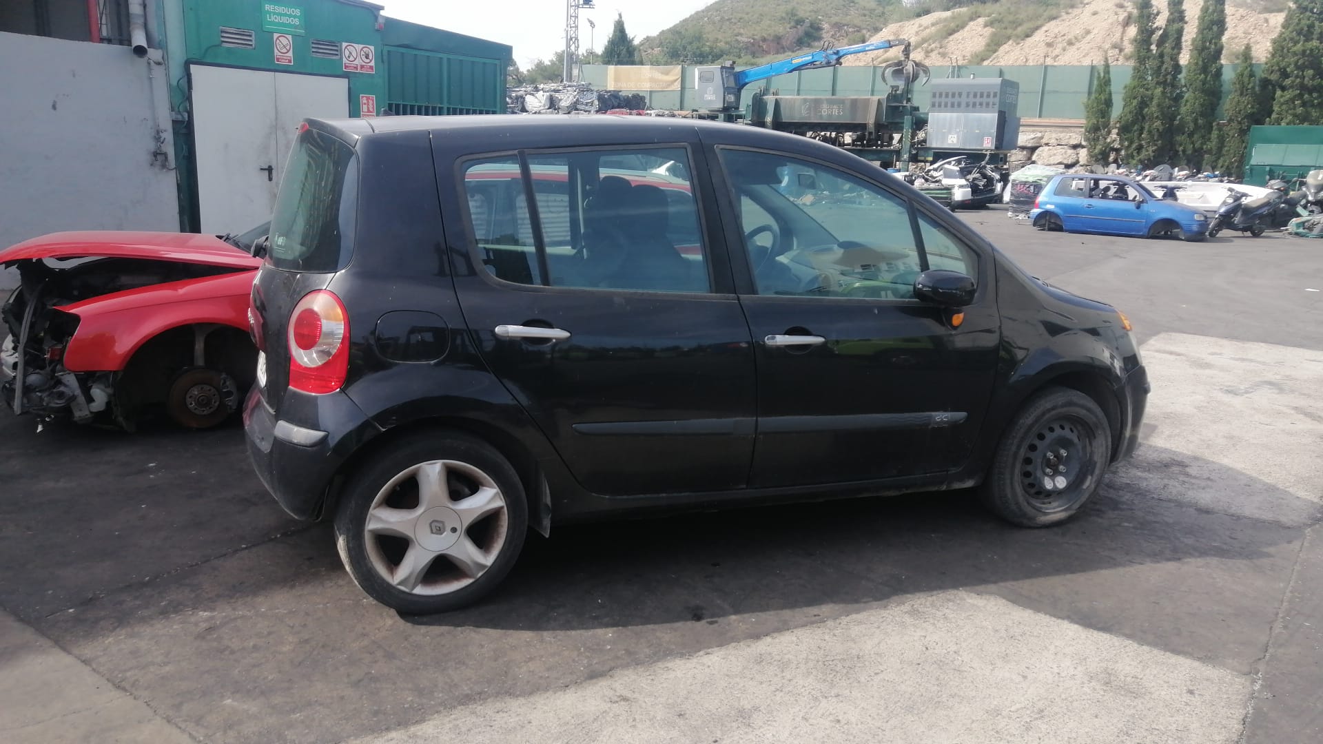 RENAULT Modus 1 generation (2004-2012) Galinės dešinės durys 7751475520 18549217