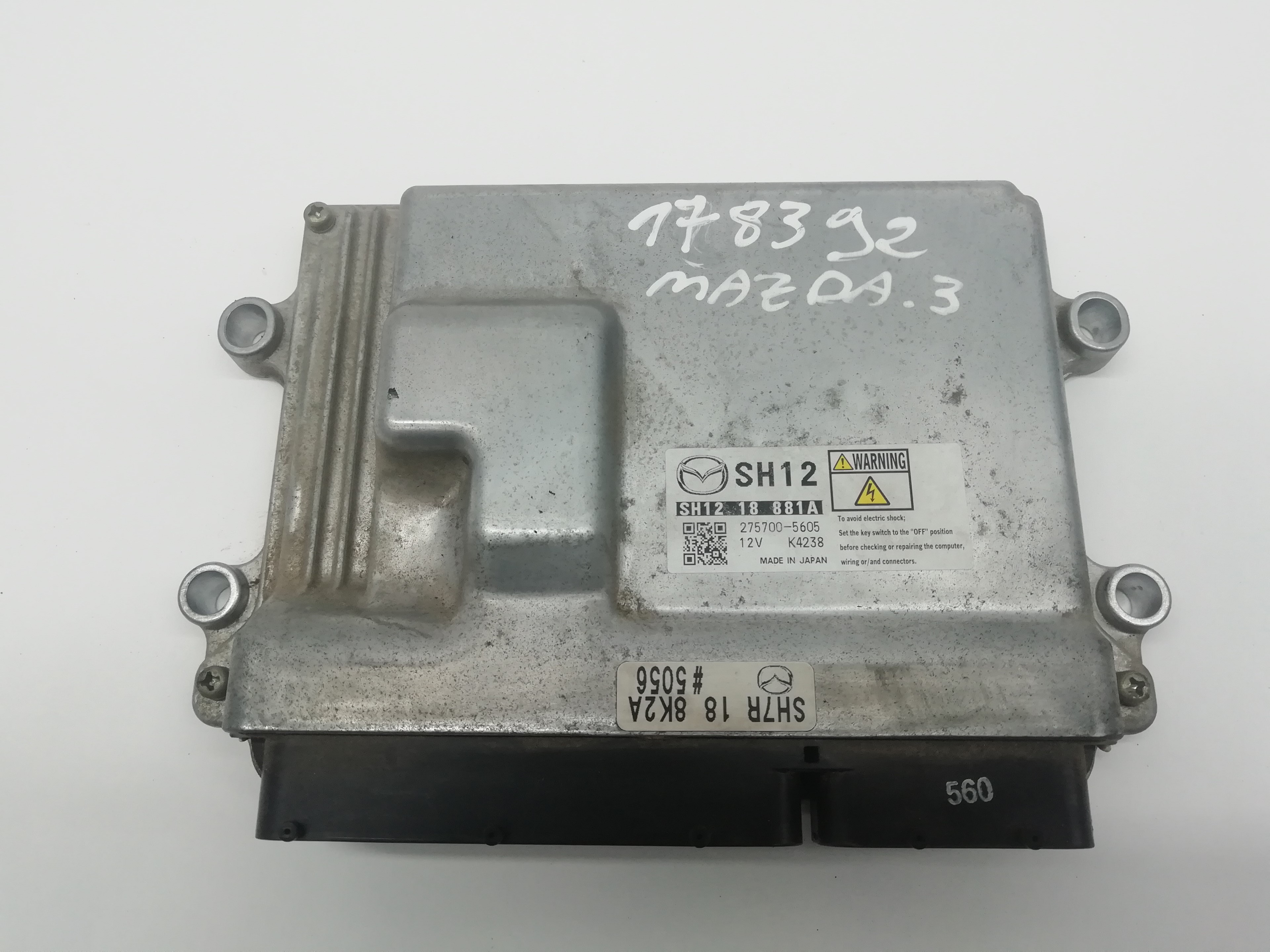 MAZDA 3 BM (2013-2019) Variklio kompiuteris SH1218881A,2757005605 24010947