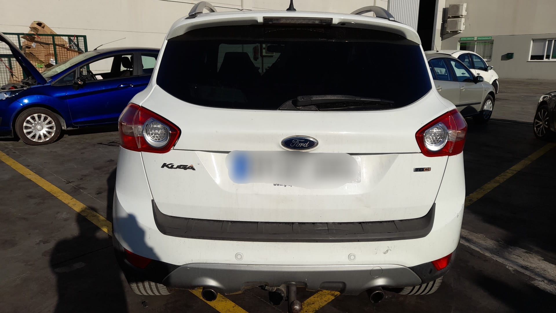 FORD Kuga 2 generation (2013-2020) Galinių kairių durų stiklo pakelėjas 1738647 18651277