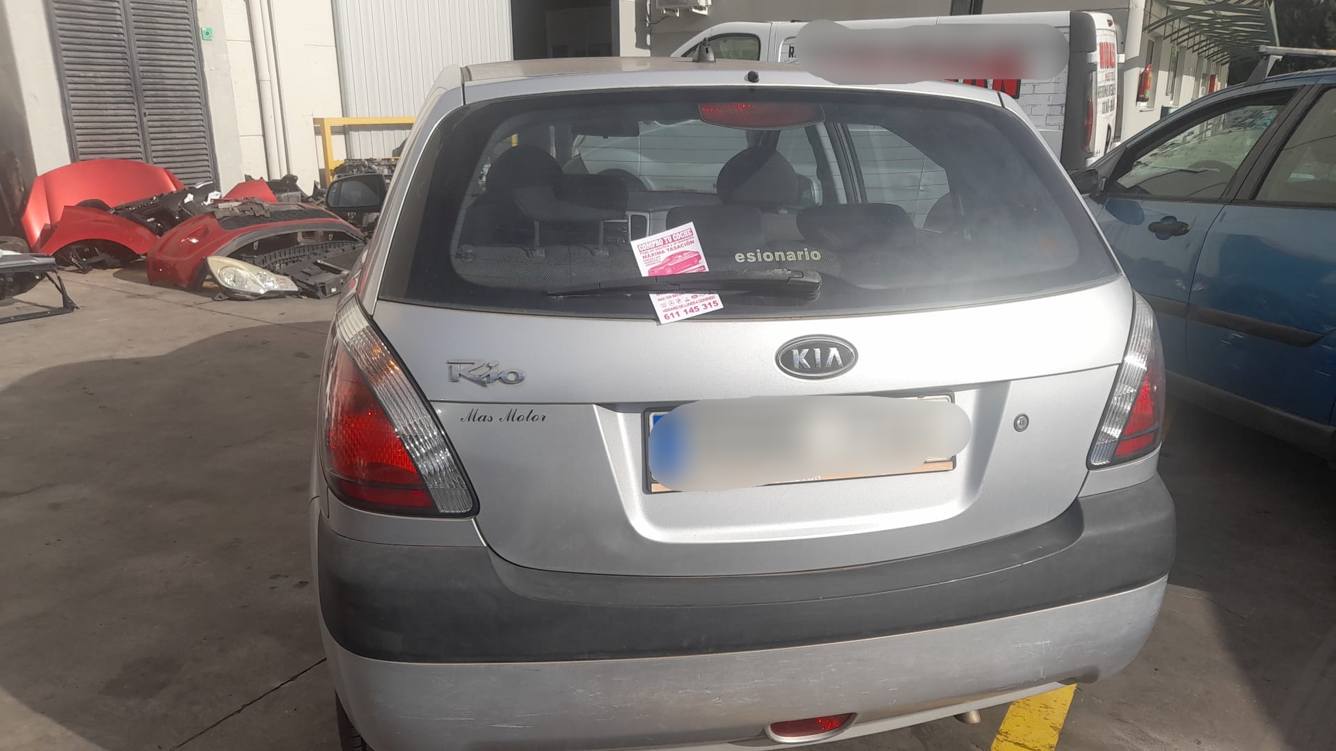 KIA Rio 2 generation (2005-2011) Galinis bamperis(buferis) 866111G220 18587902