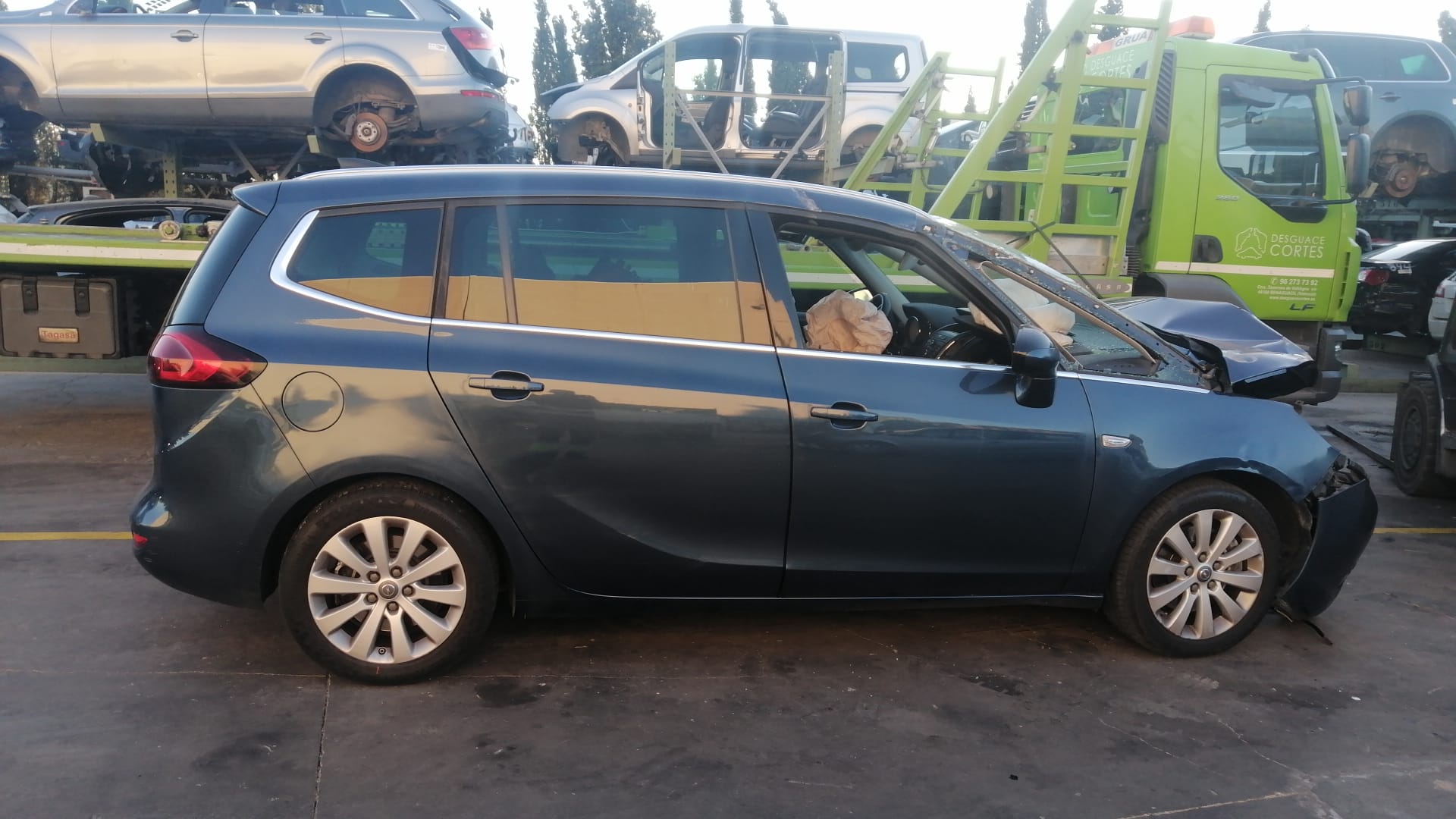 OPEL Zafira C (2012-2016) Priekšējo kreiso durvju slēdzene 13579522 18590742