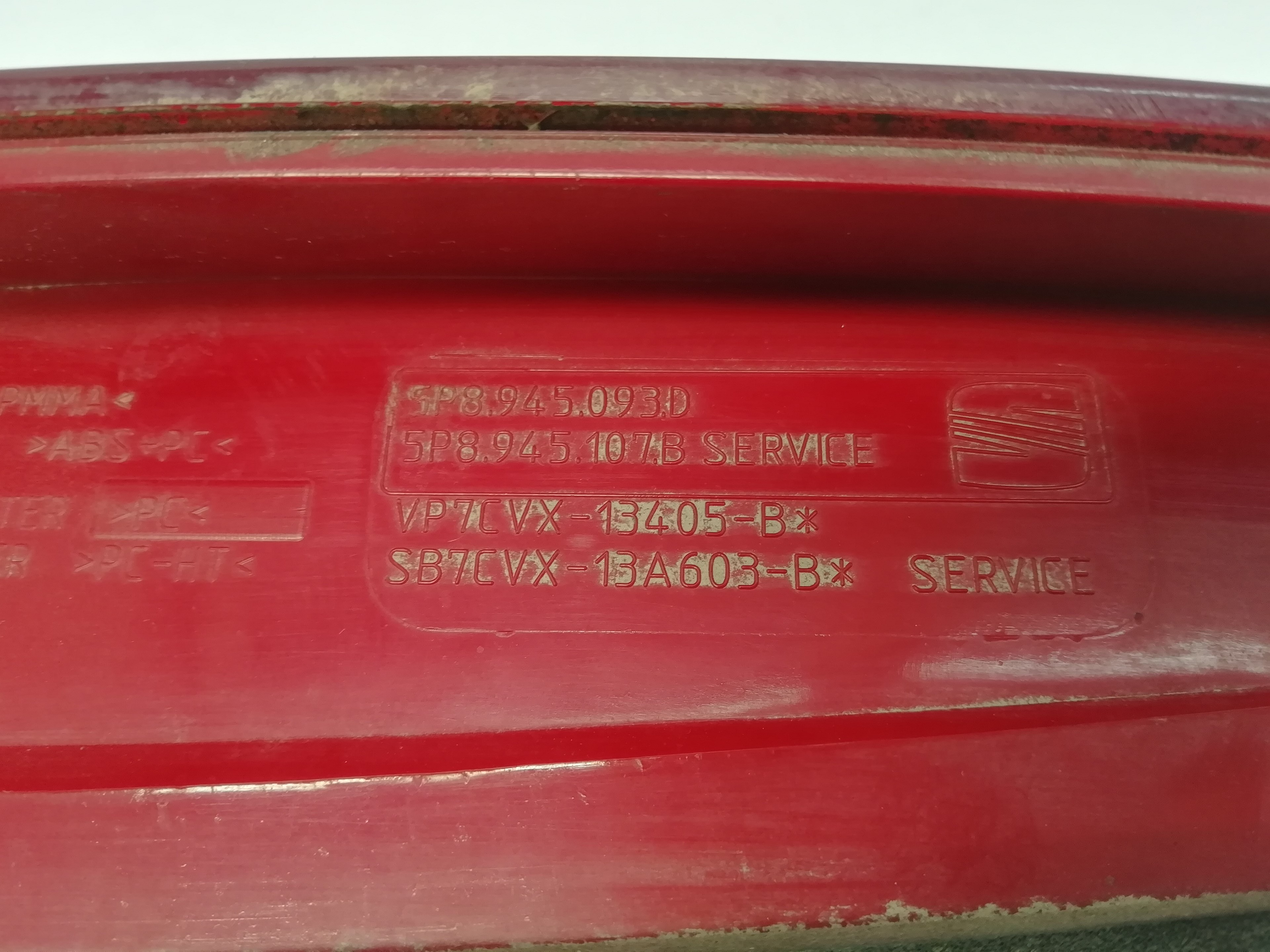 SEAT Altea 1 generation (2004-2013) Rear Left Taillight 5P8945107B 25177259