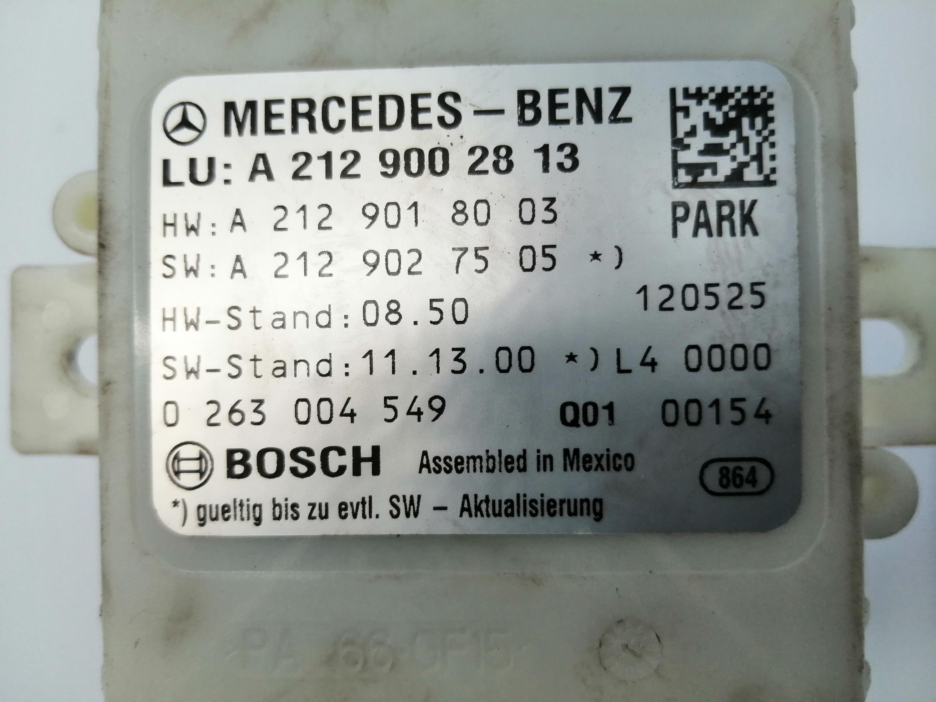 MERCEDES-BENZ E-Class W212/S212/C207/A207 (2009-2016) Alte unități de control A2129002813,0263004549 23088933