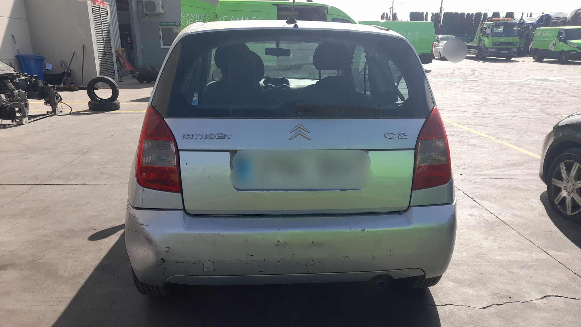 CITROËN C2 1 generation (2003-2009) Vasemman puolen siipipeili 8149RH 25910032