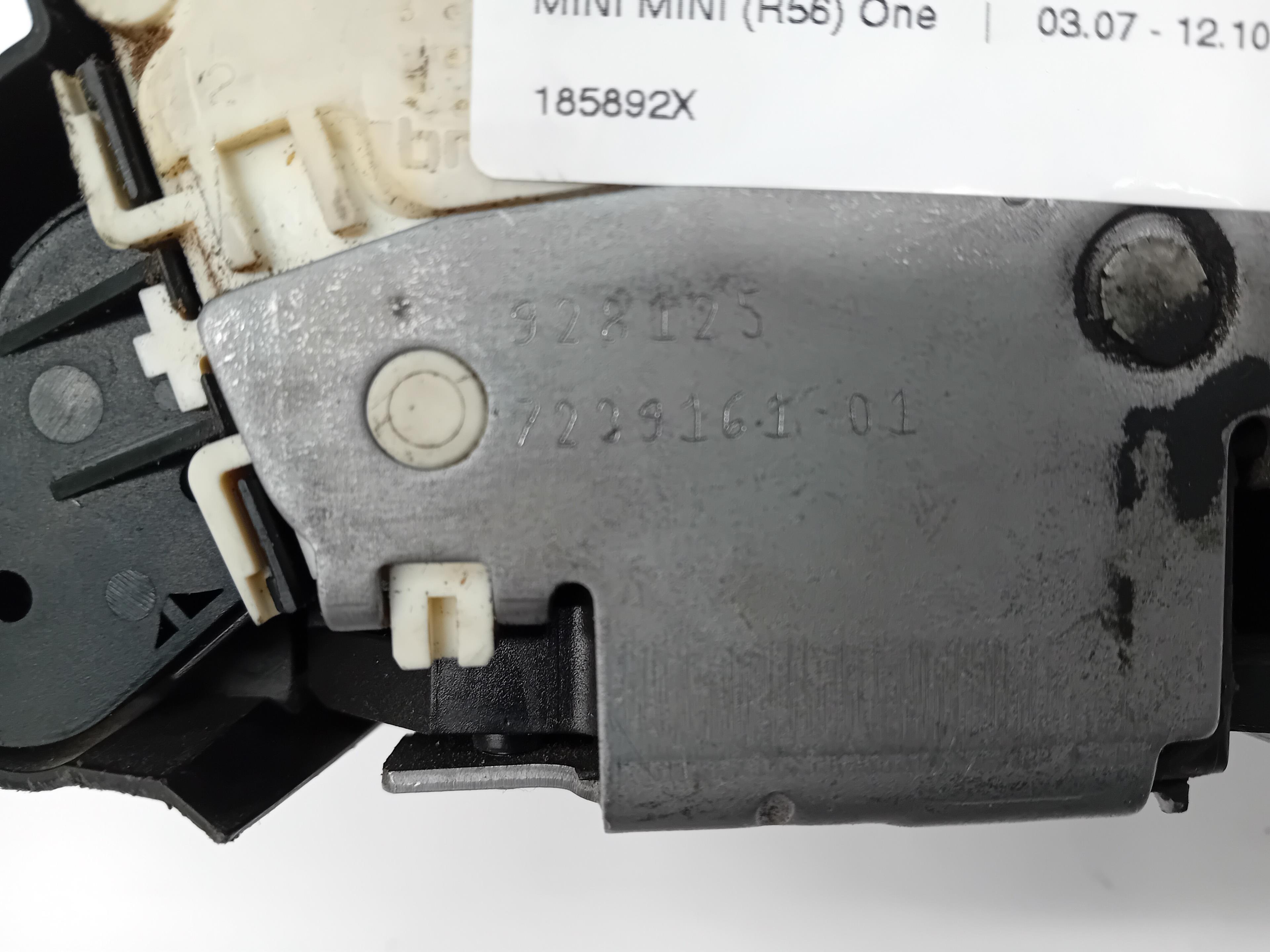 MINI Cooper R56 (2006-2015) Vasemman etuoven lukko 51212752595 25197232