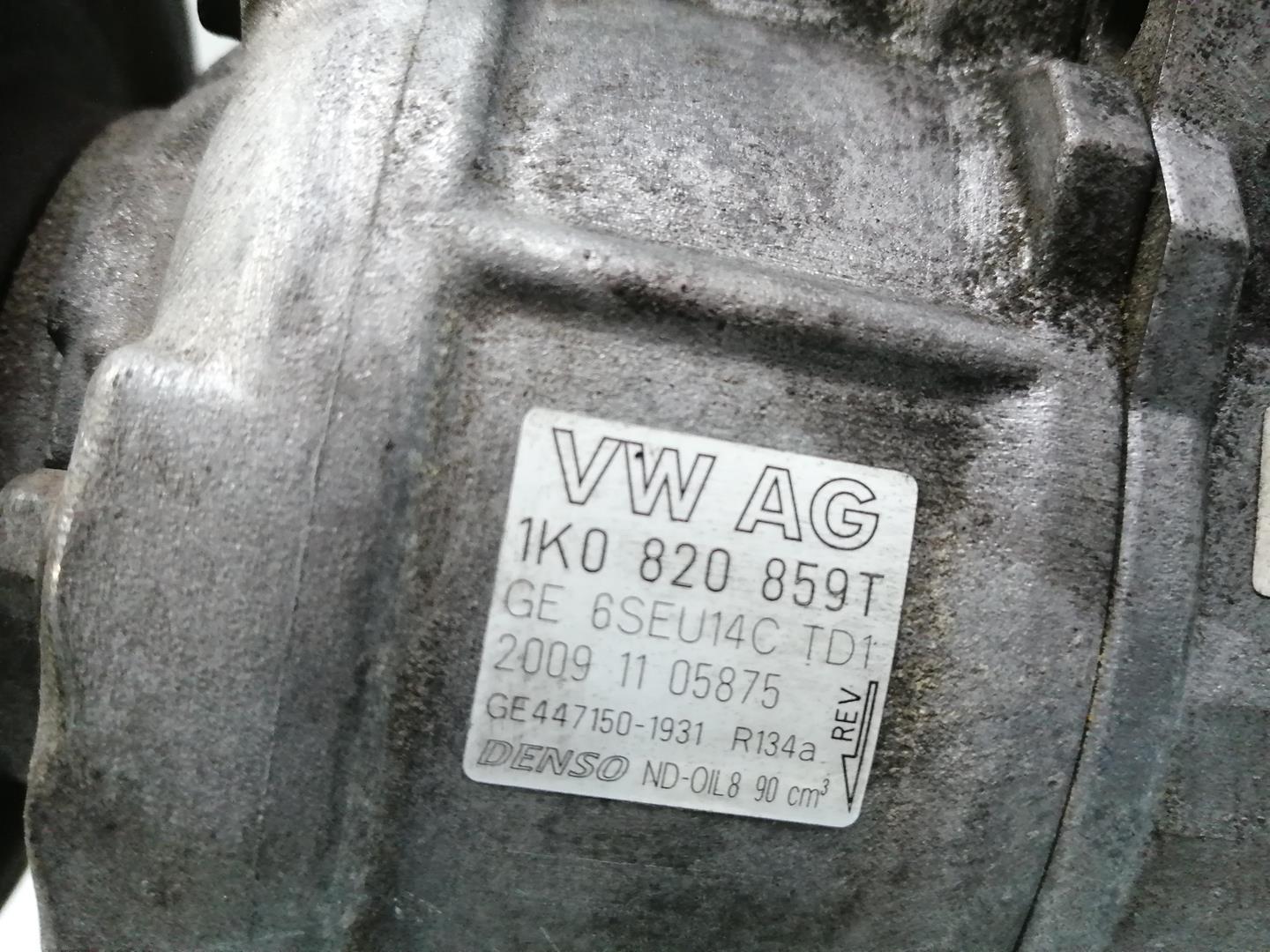 VOLKSWAGEN Scirocco 3 generation (2008-2020) Air Condition Pump 1K0820859T,1K0820859T,6SEU14C 21940139