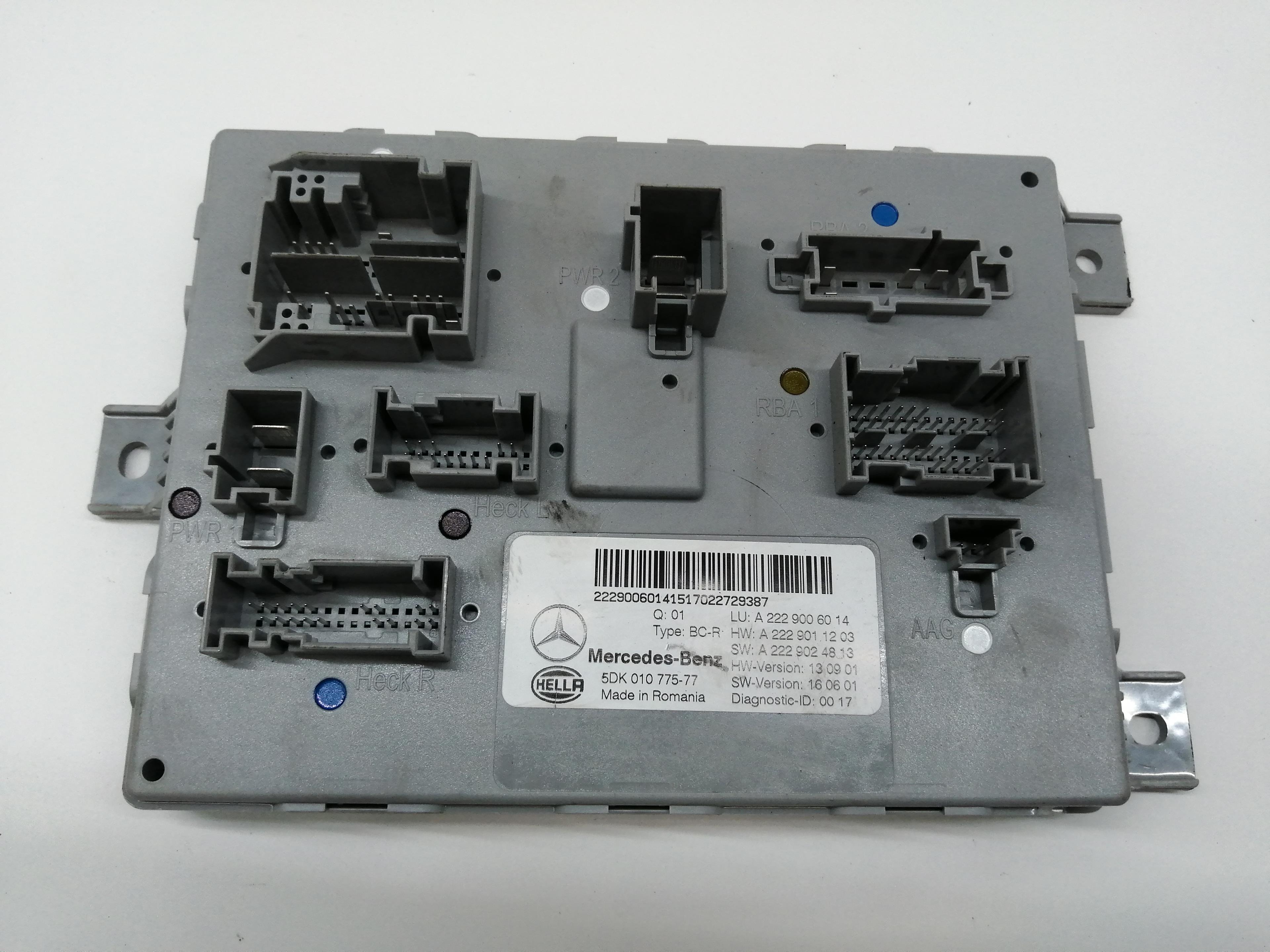 MERCEDES-BENZ C-Class W205/S205/C205 (2014-2023) Other Control Units A2229006014 27196875