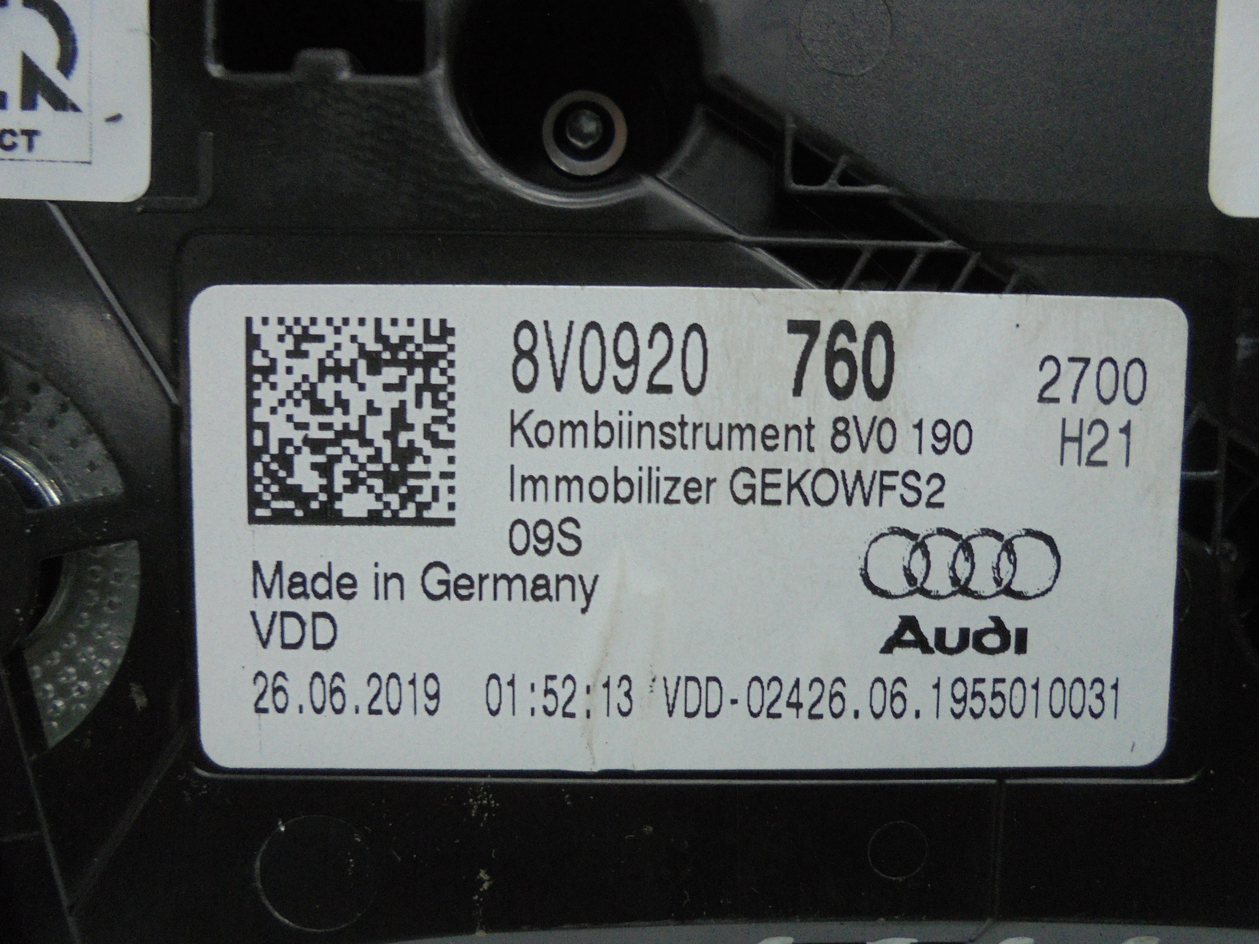 AUDI Q2 1 generation (2016-2024) Hastighetsmätare 8V0920760 25114364