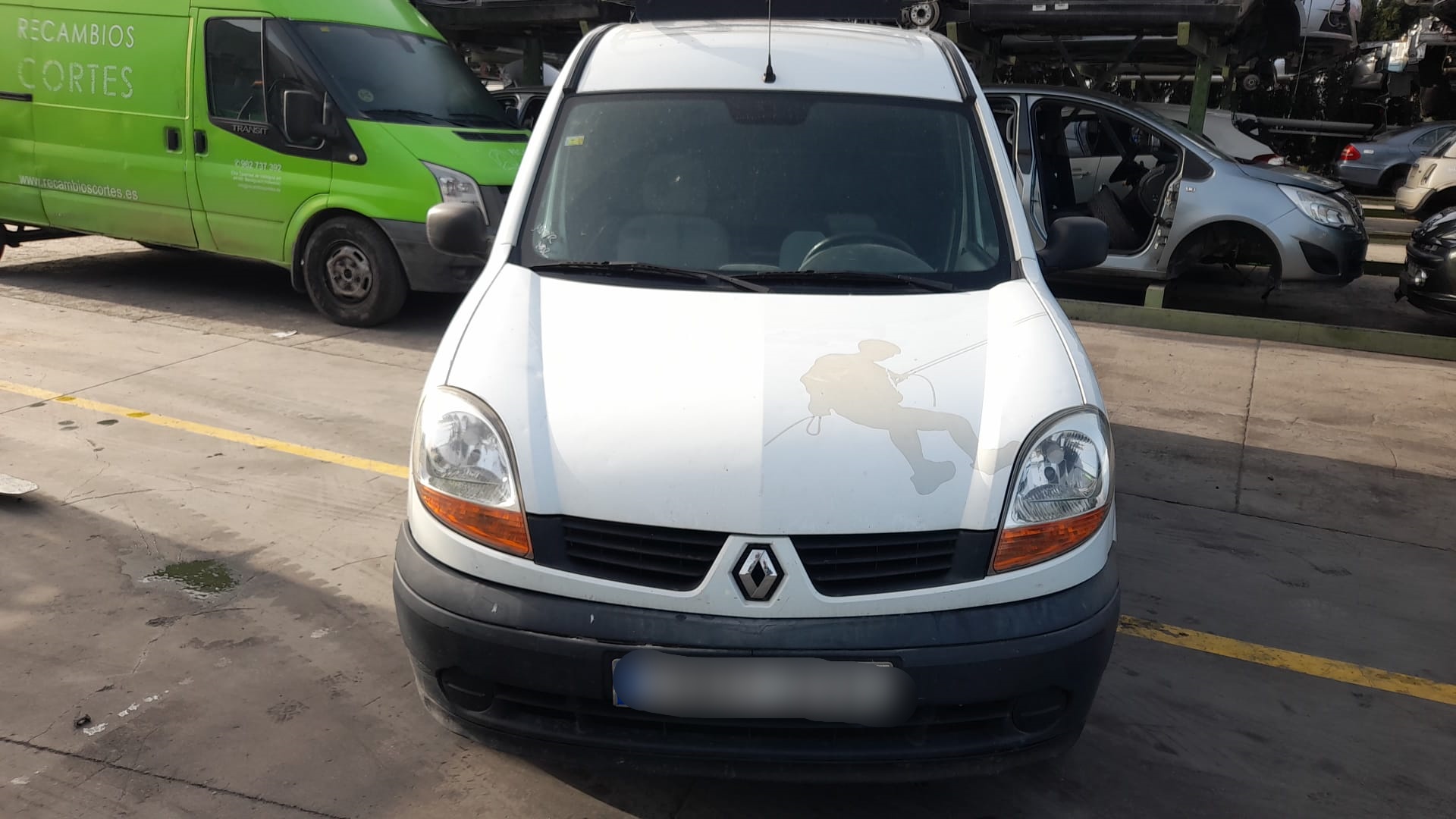 RENAULT Kangoo 1 generation (1998-2009) Преден десен фар 8200150617, 8200150617 18614996