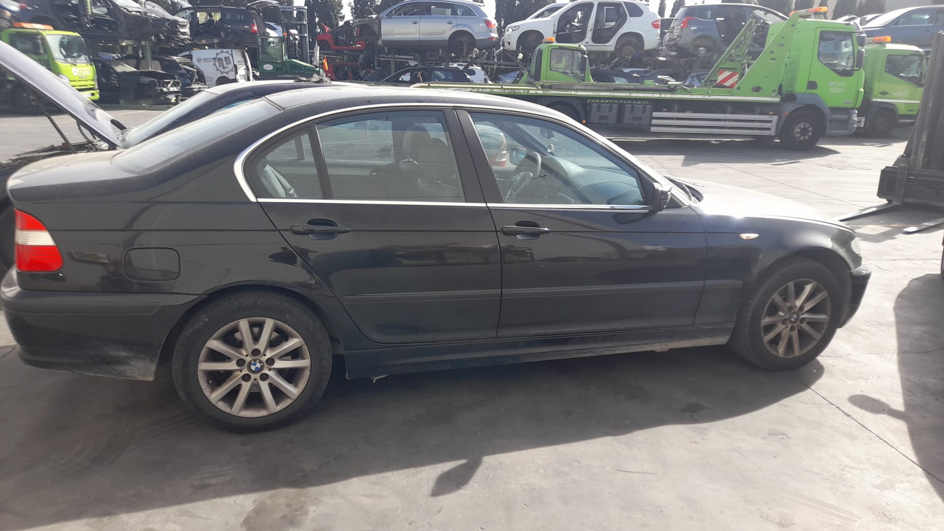 BMW 3 Series E46 (1997-2006) Aizmugurējās kreisās durvis 41527034153 18656469