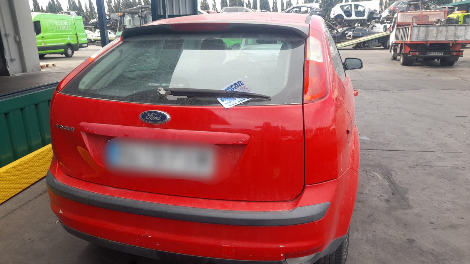 FORD Focus 2 generation (2004-2011) Spoiler hayon 25199085