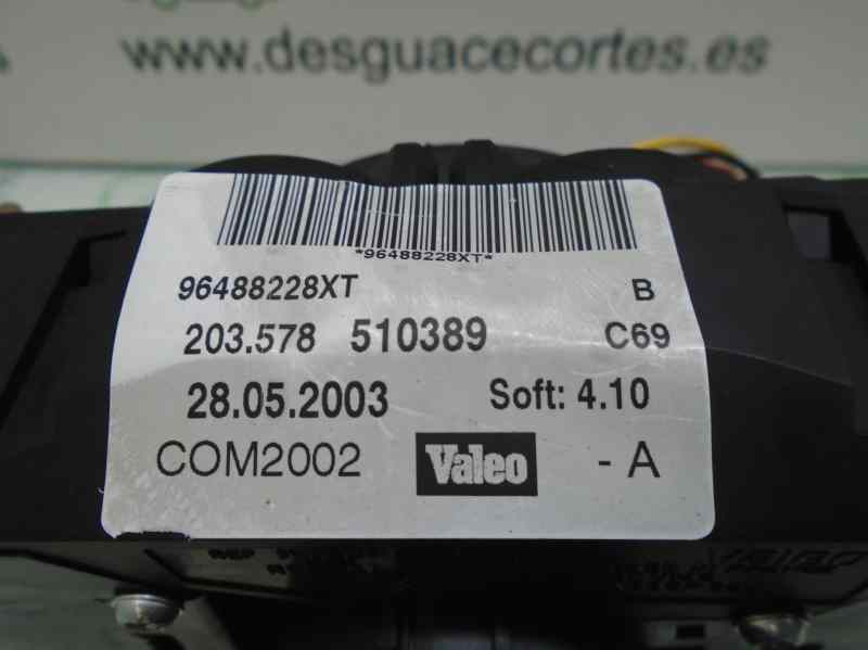 CITROËN C3 1 generation (2002-2010) Headlight Switch Control Unit 96488228XT, 96488228XT 18436923