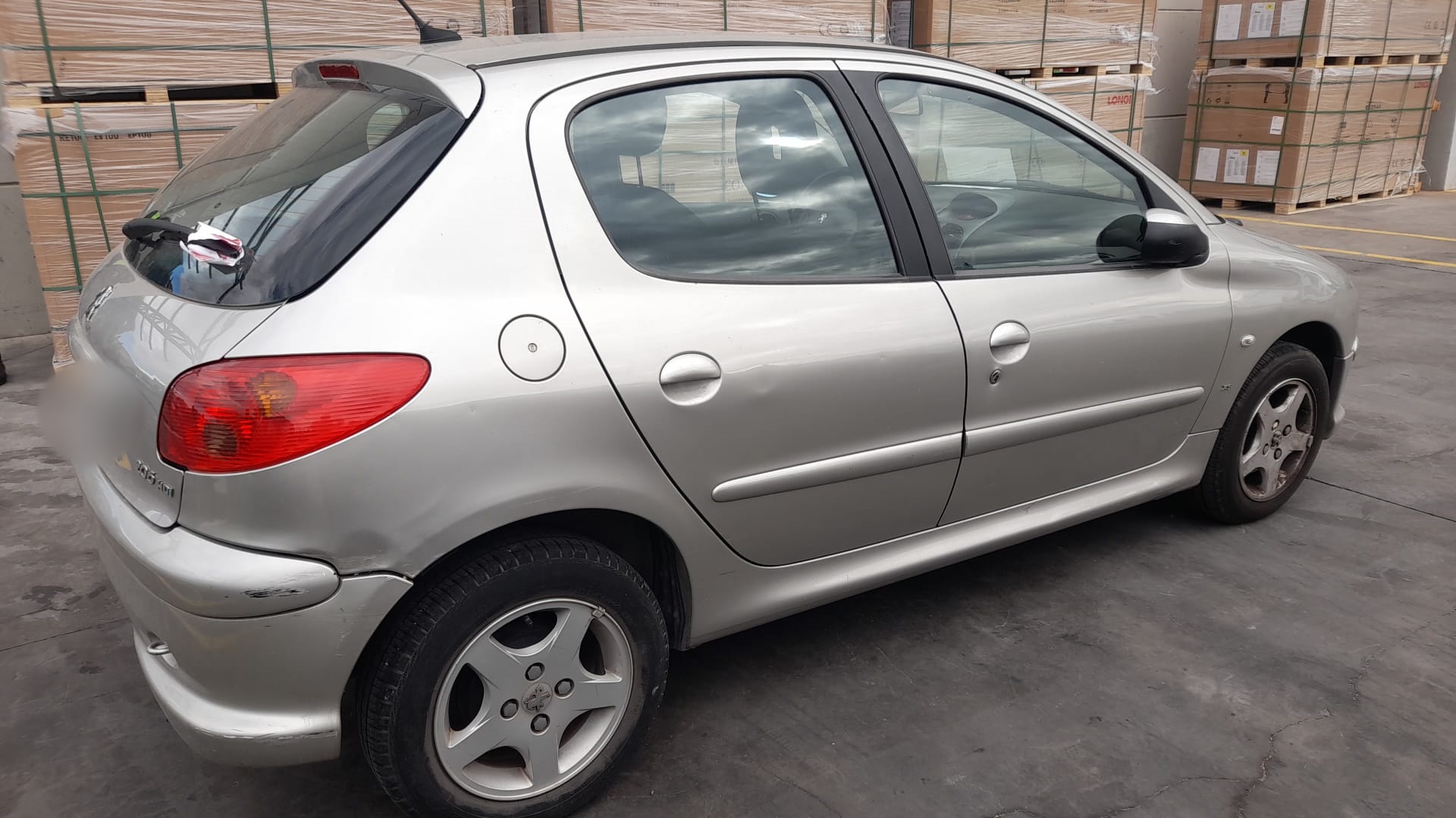 RENAULT 206 1 generation (1998-2009) Фара передняя правая 9628666780, 6205S9 23536106