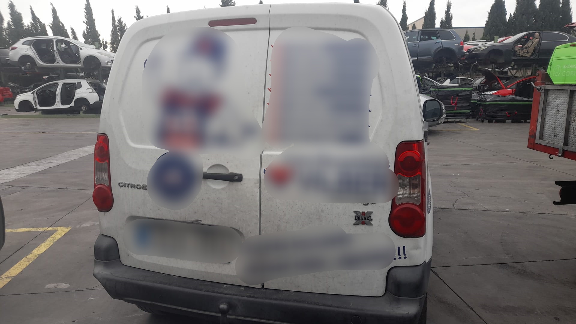 CITROËN Berlingo 2 generation (2008-2023) Стеклоподъемник передней правой двери 9222EQ 22365067