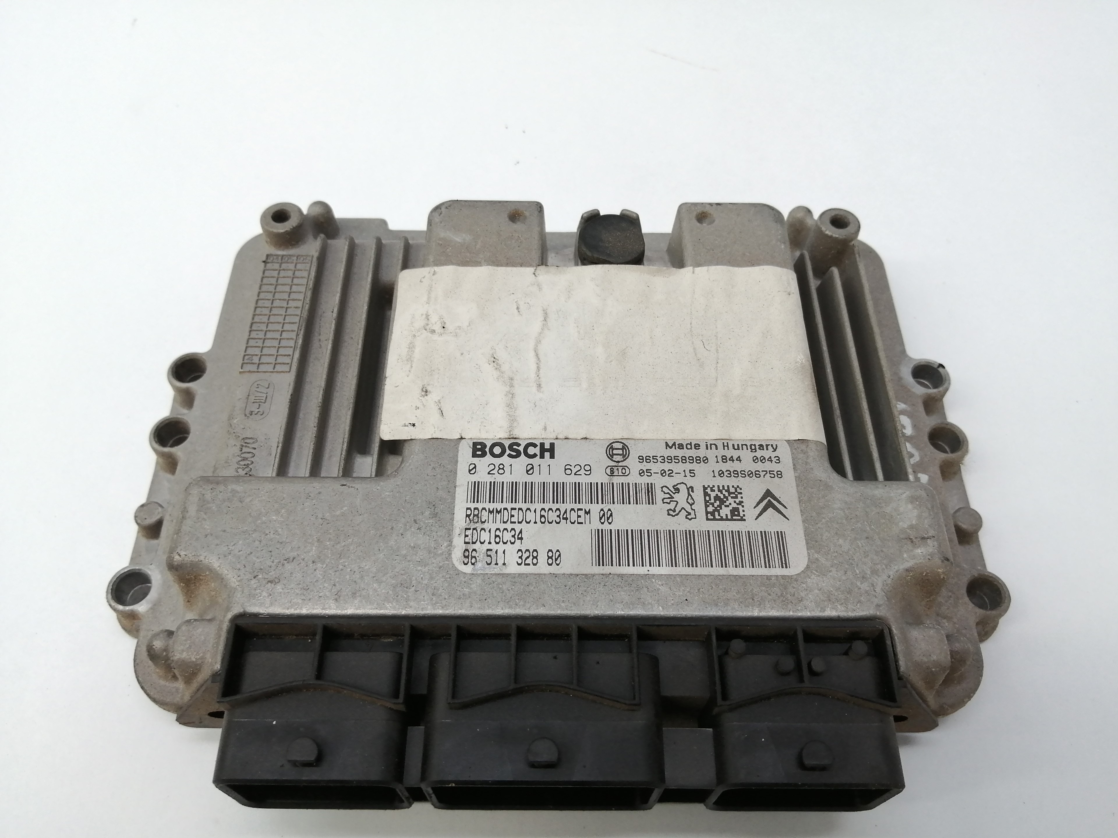 CITROËN C4 1 generation (2004-2011) Engine Control Unit ECU 9651132880,0281011629 24012607