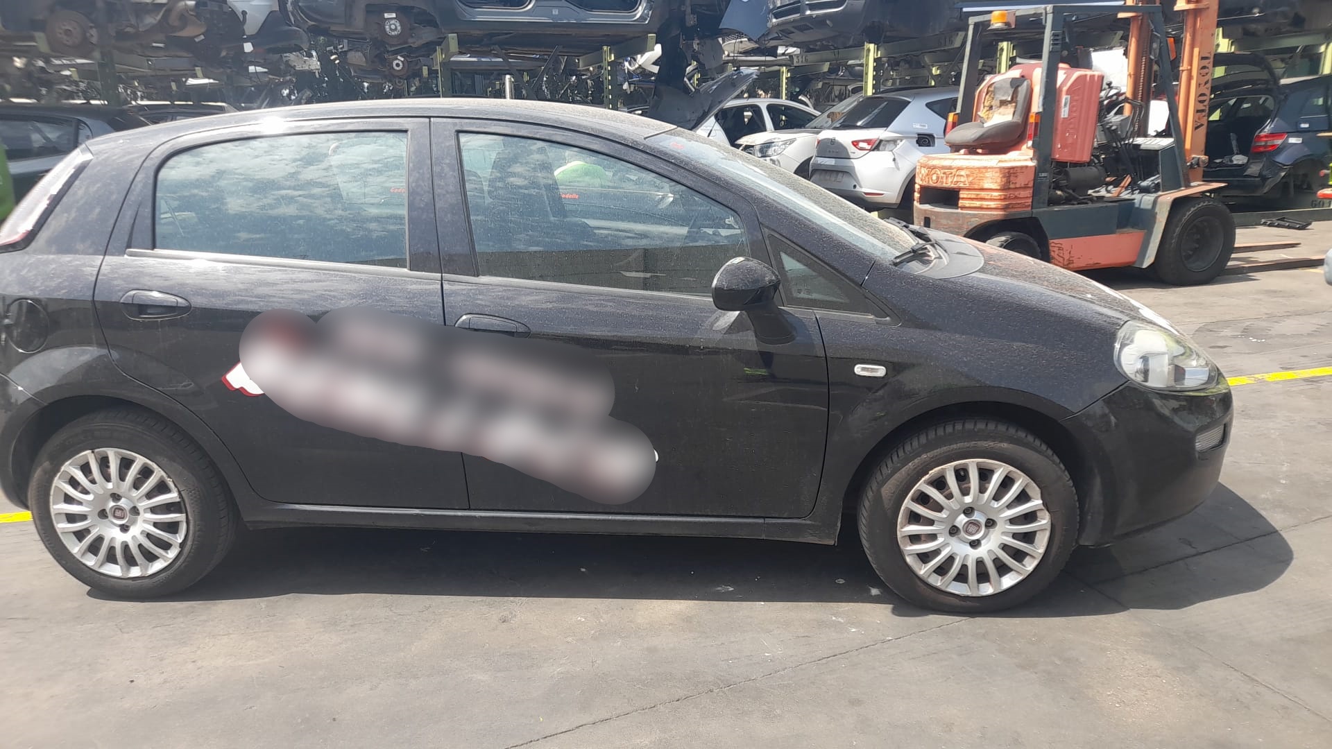 FIAT Punto 3 generation (2005-2020) Centura de siguranta stânga față 735501771 24017335