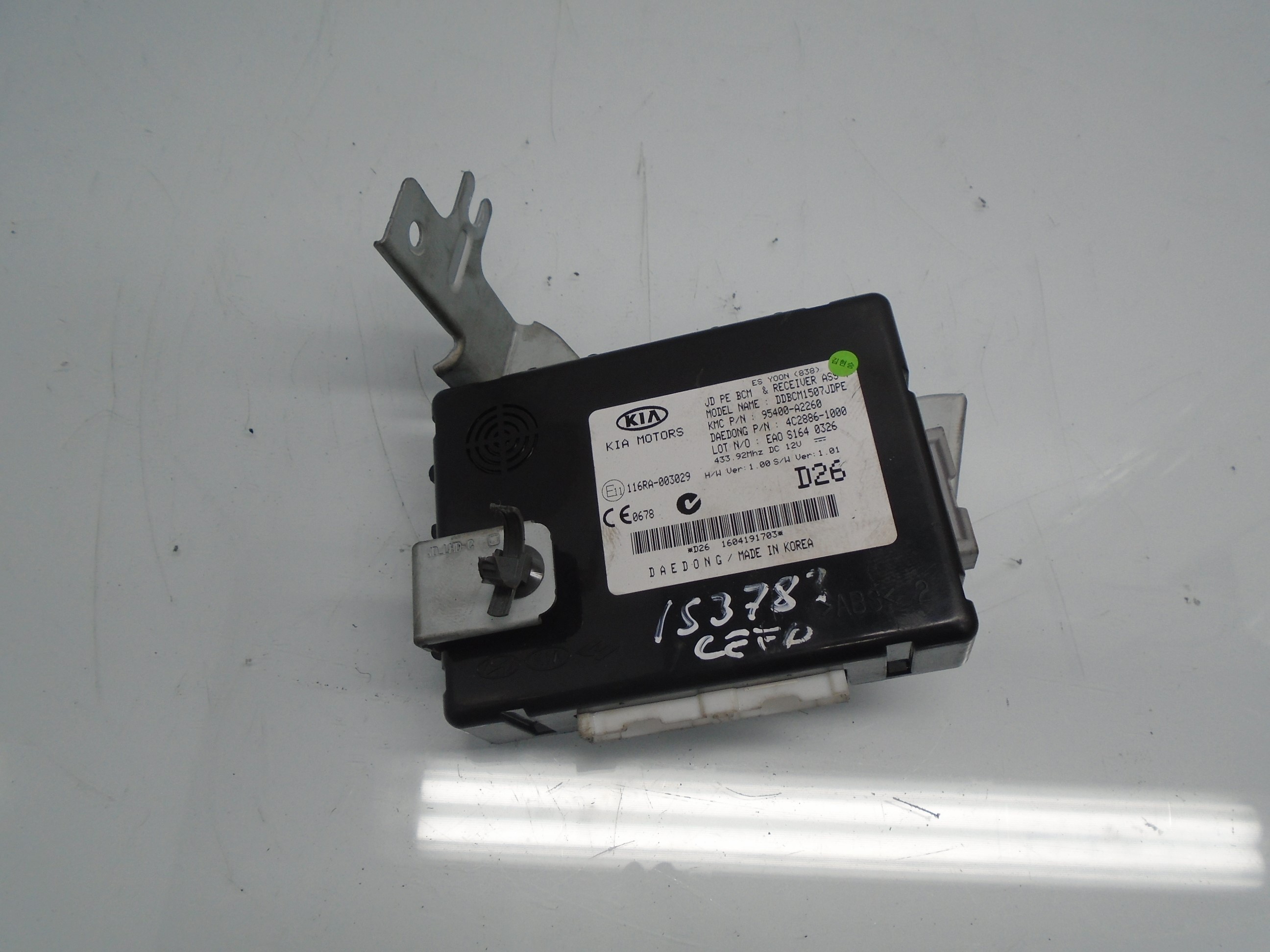 KIA Cee'd 2 generation (2012-2018) Other Control Units 95400A2260 27510610