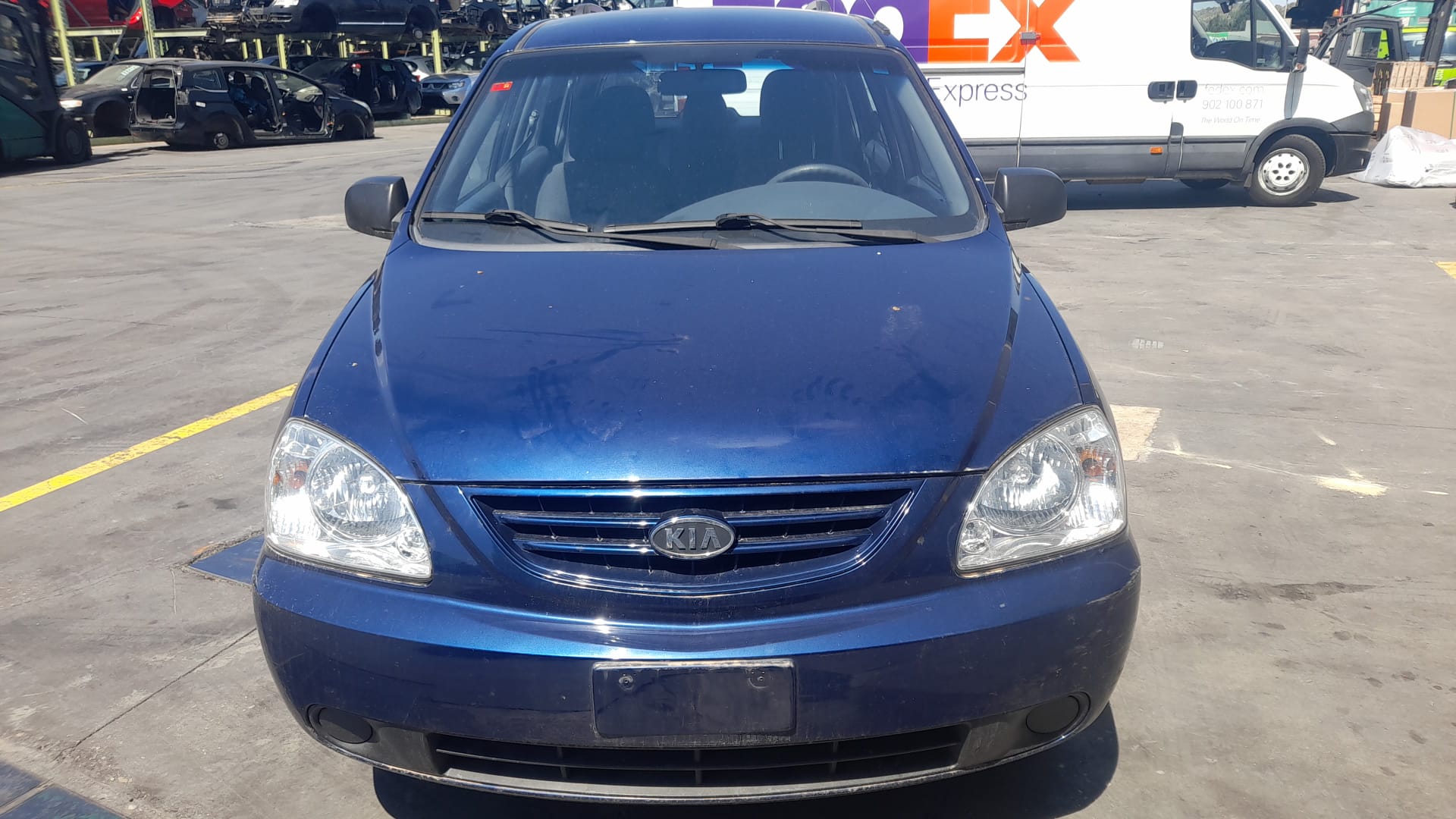 KIA Carens 2 generation (2002-2006) Jobb első ajtó külső fogantyúja 0K2FA72410 25705053