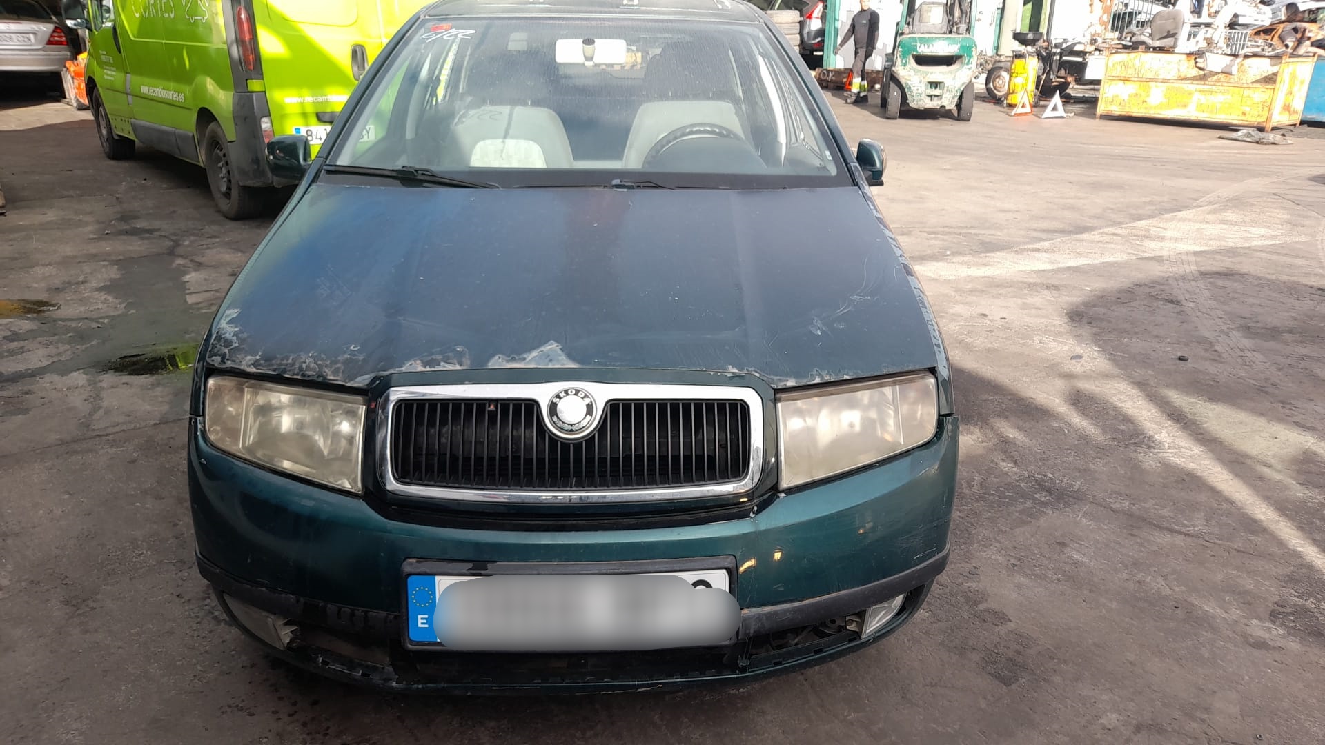 SKODA Fabia 6Y (1999-2007) Маторчик стеклоподъемника передней левой двери 6Q1959801A,6Q1959801A 18593752