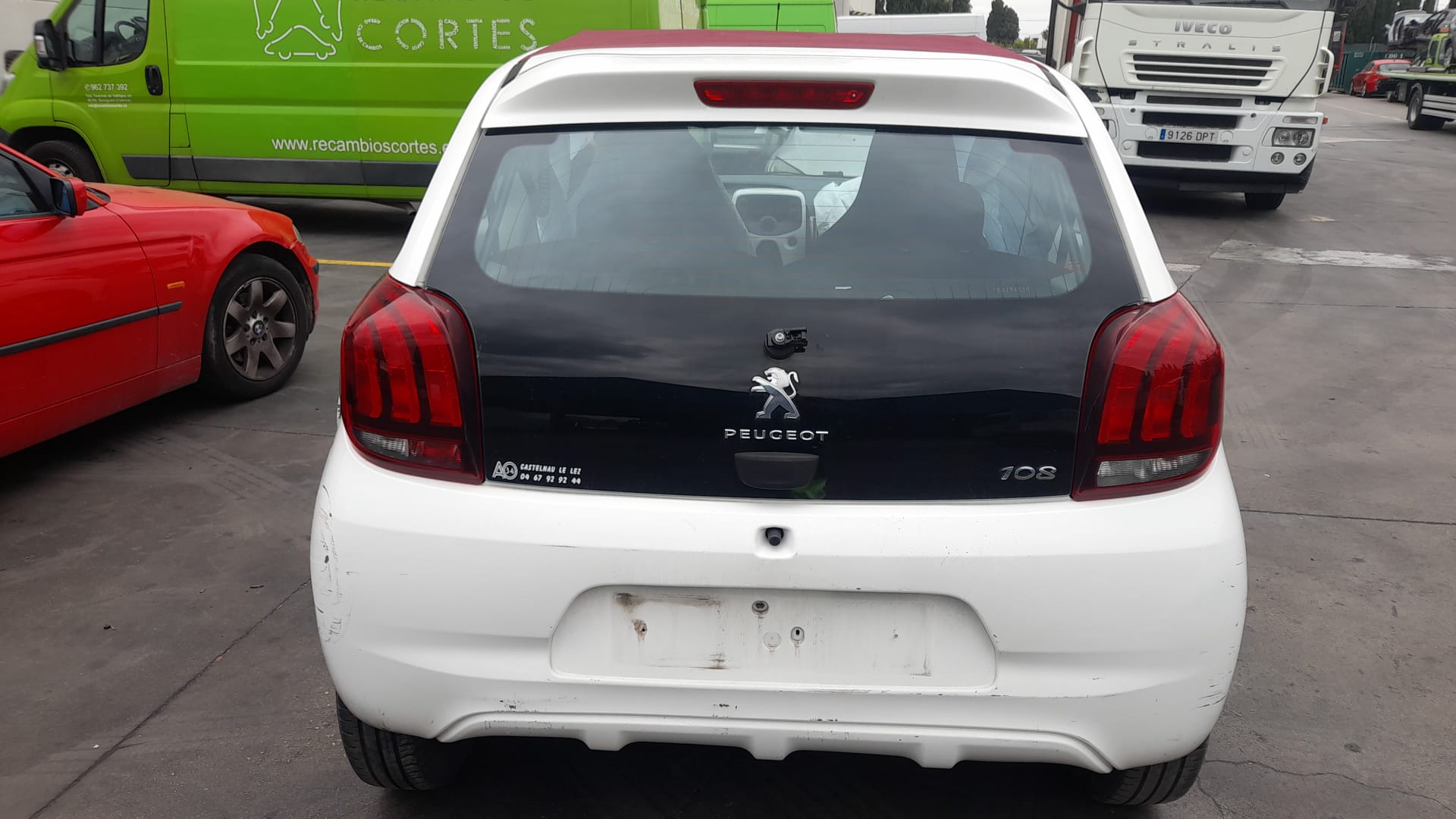 PEUGEOT 108 1 generation (2015-2021) Замок передней левой двери B000843080 20752667