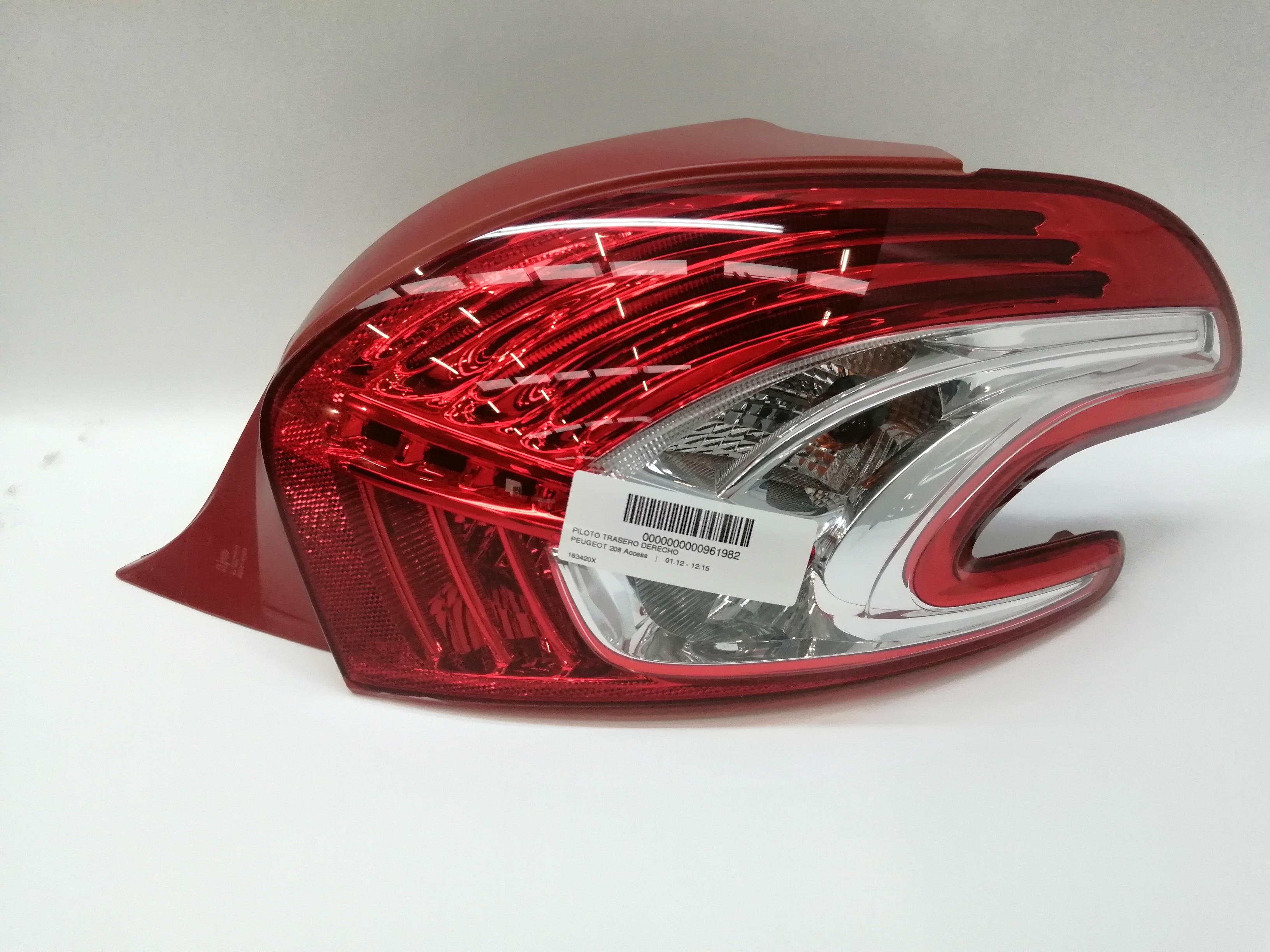 PEUGEOT 208 Peugeot 208 (2012-2015) Rear Right Taillight Lamp 9672628380,9672628380 24020554