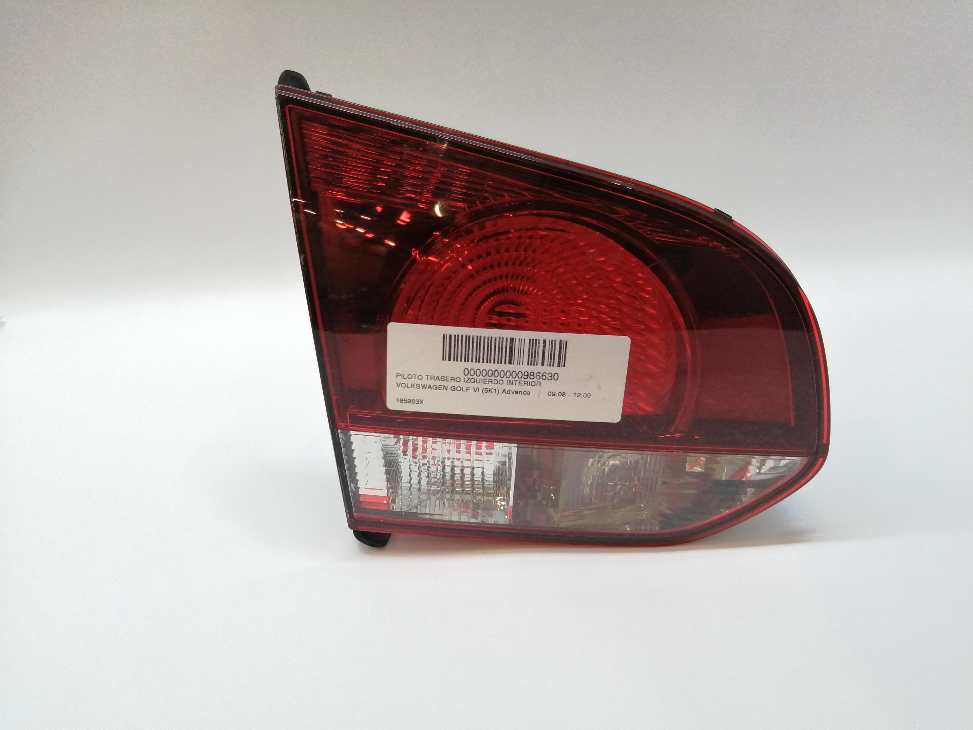 VOLKSWAGEN Golf 6 generation (2008-2015) Rear Left Taillight 5K0945093AA 25188089