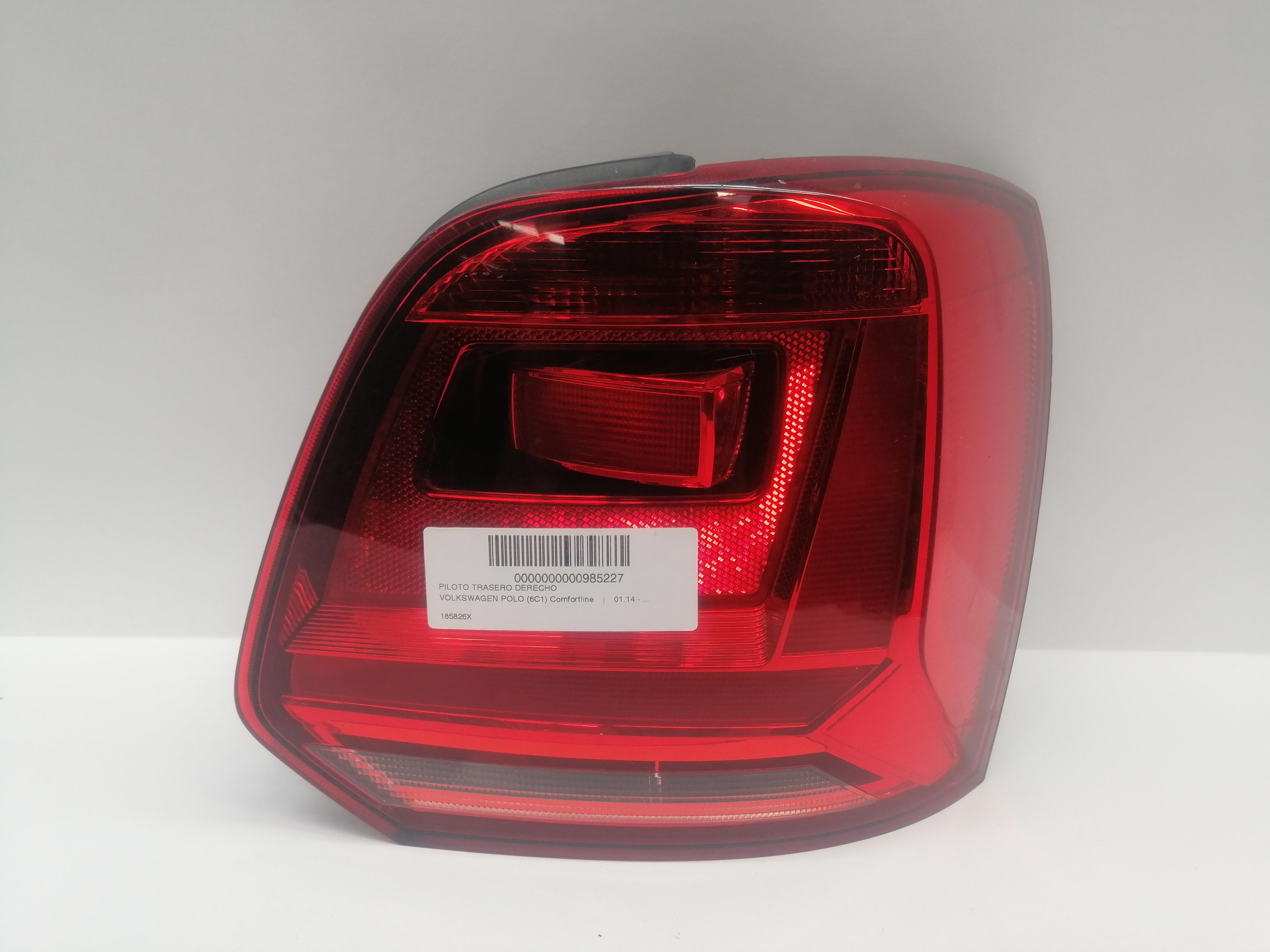 VOLKSWAGEN Polo 5 generation (2009-2017) Rear Right Taillight Lamp 6C0945096K 25825110