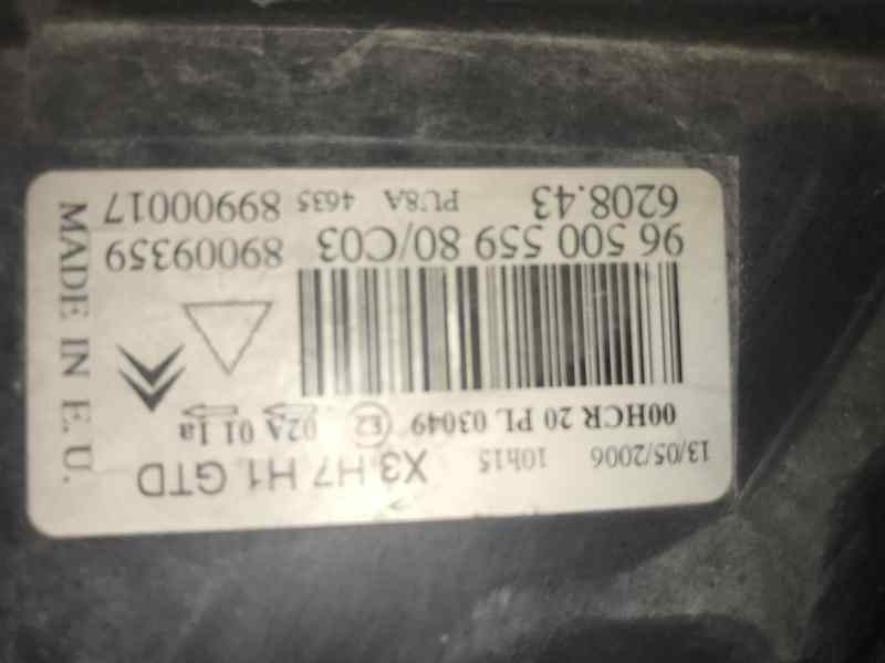 Phare gauche 9650055980 de Citroen C5 i break (de_) 2001-2004 109 CV - pieza usada