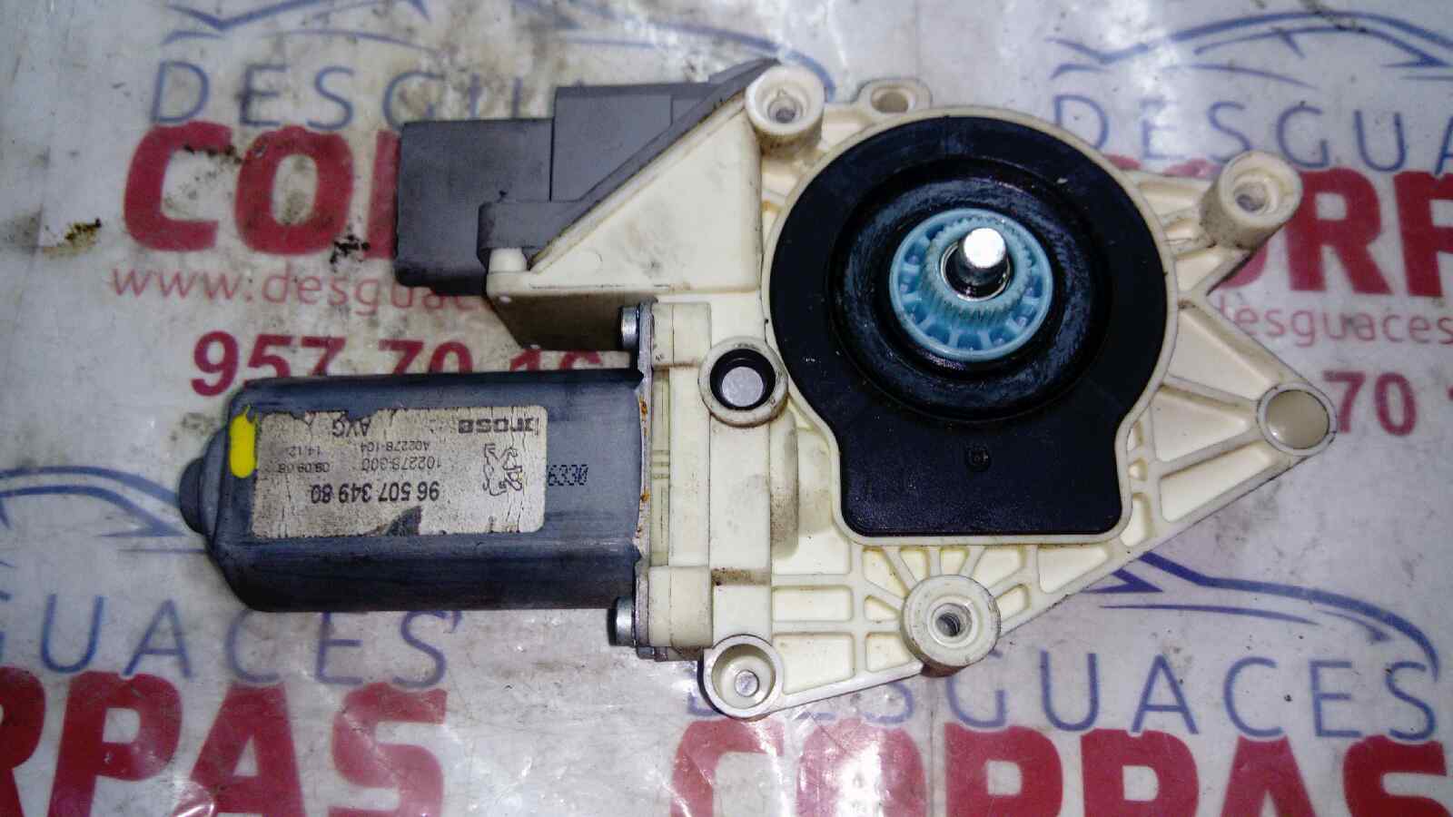 Motor elevalunas delantero izquierdo 9650734980 de Peugeot 607 (9d, 9u) 2000-2006 - pieza usada