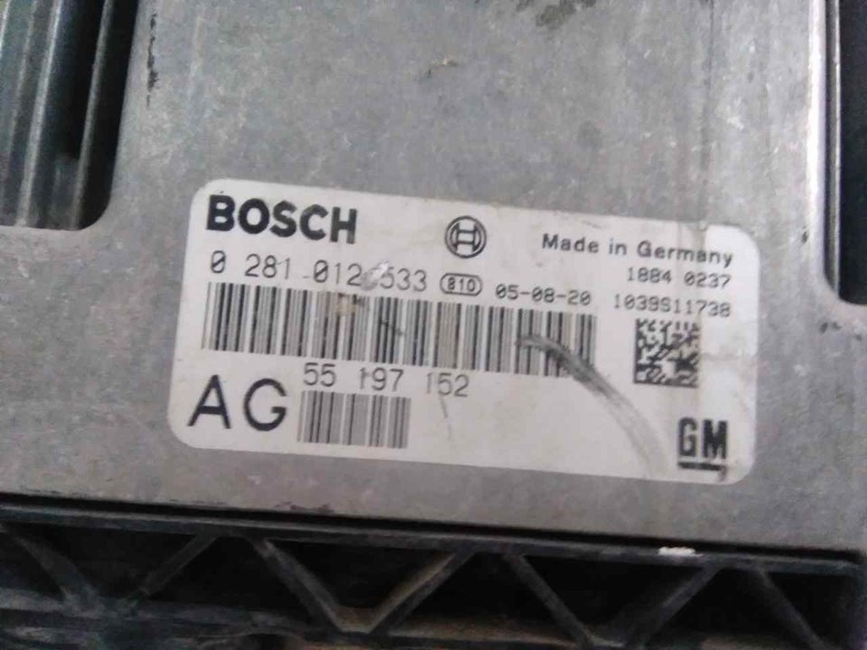 Centralita motor uce 0281012533 de Opel Vectra c (z02) 2002-2004 - pieza usada