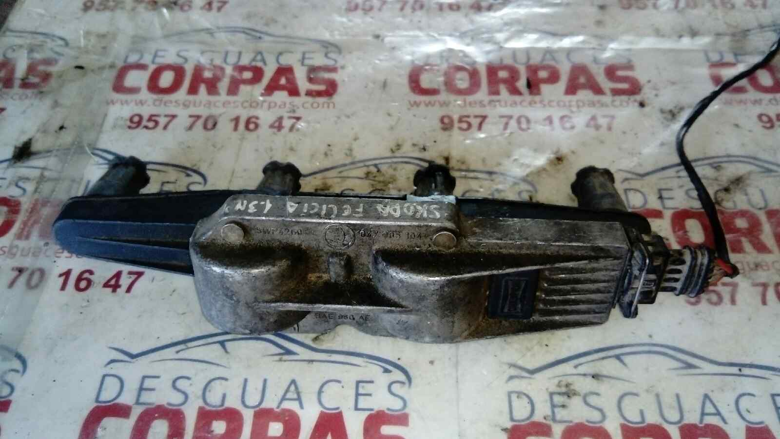 Bobina de encendido 047905104 de Skoda Felicia 1992-2001 - pieza usada