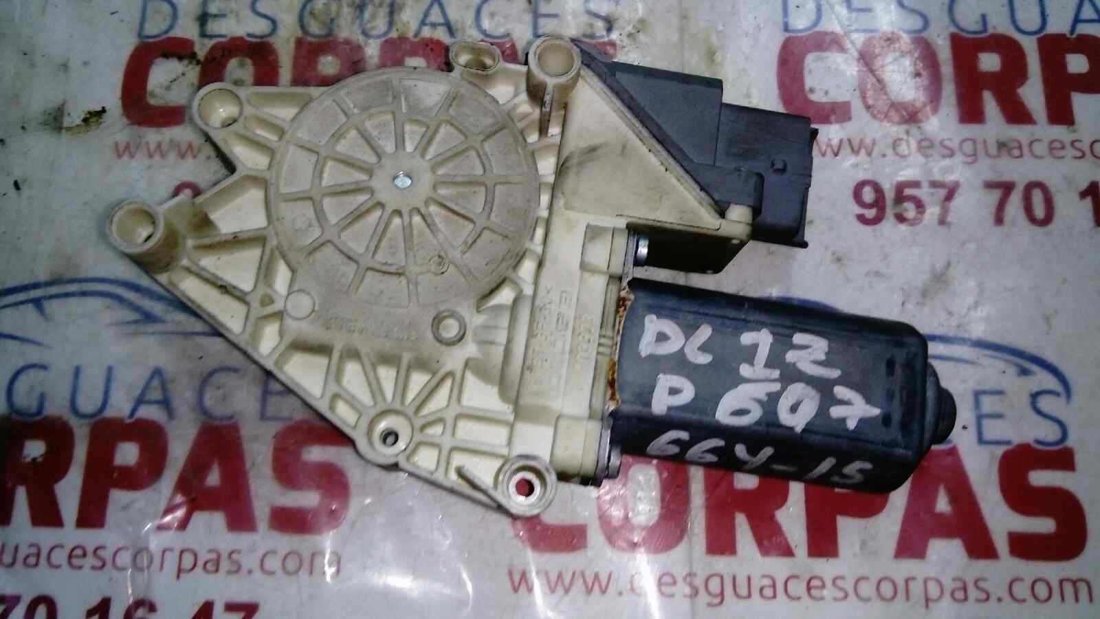 Motor elevalunas delantero izquierdo 9650734980 de Peugeot 607 (9d, 9u) 2000-2006