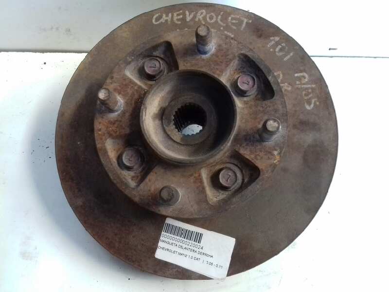 CHEVROLET Matiz 2 generation (2005-2010) Front Right Wheel Hub 25243015