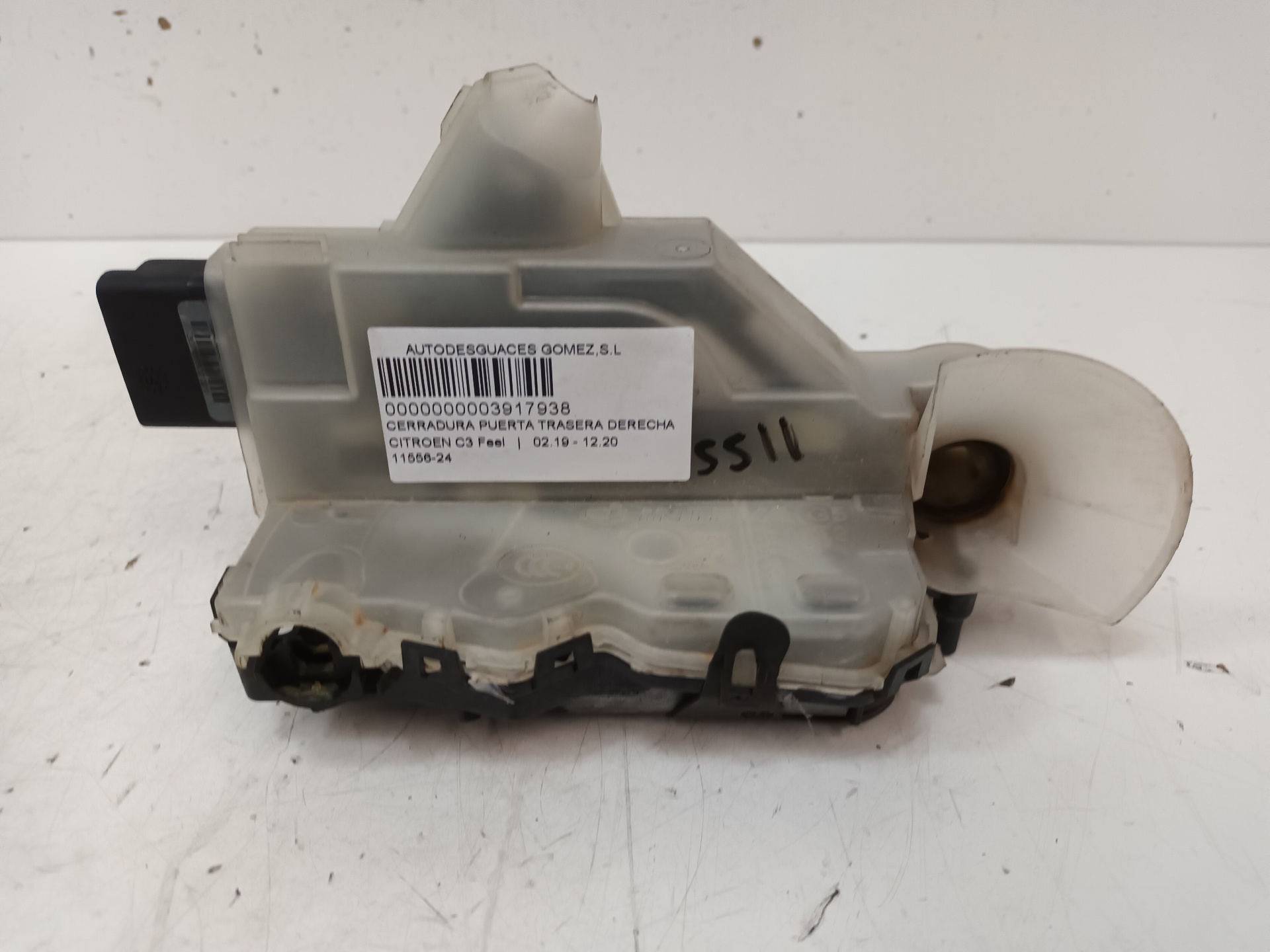 CITROËN C3 1 generation (2002-2010) Rear Right Door Lock 123981 25390190