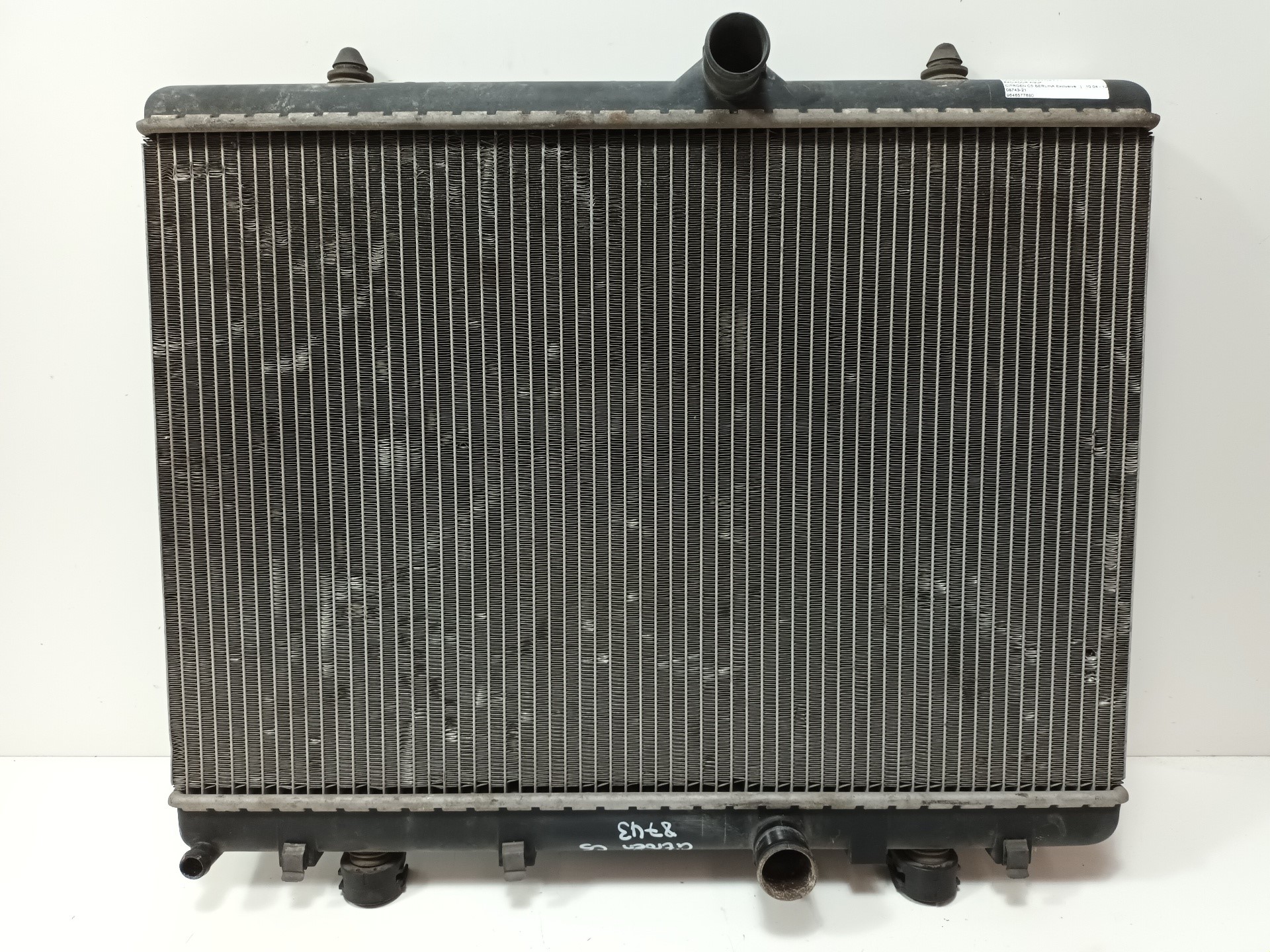 CADILLAC C5 1 generation (2001-2008) Air Con Radiator 9646577680 22765925