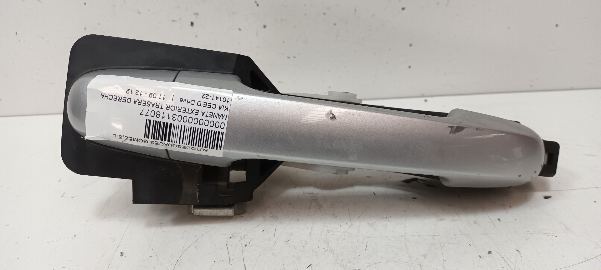 KIA Cee'd 1 generation (2007-2012) Rear right door outer handle GRIS 23528996