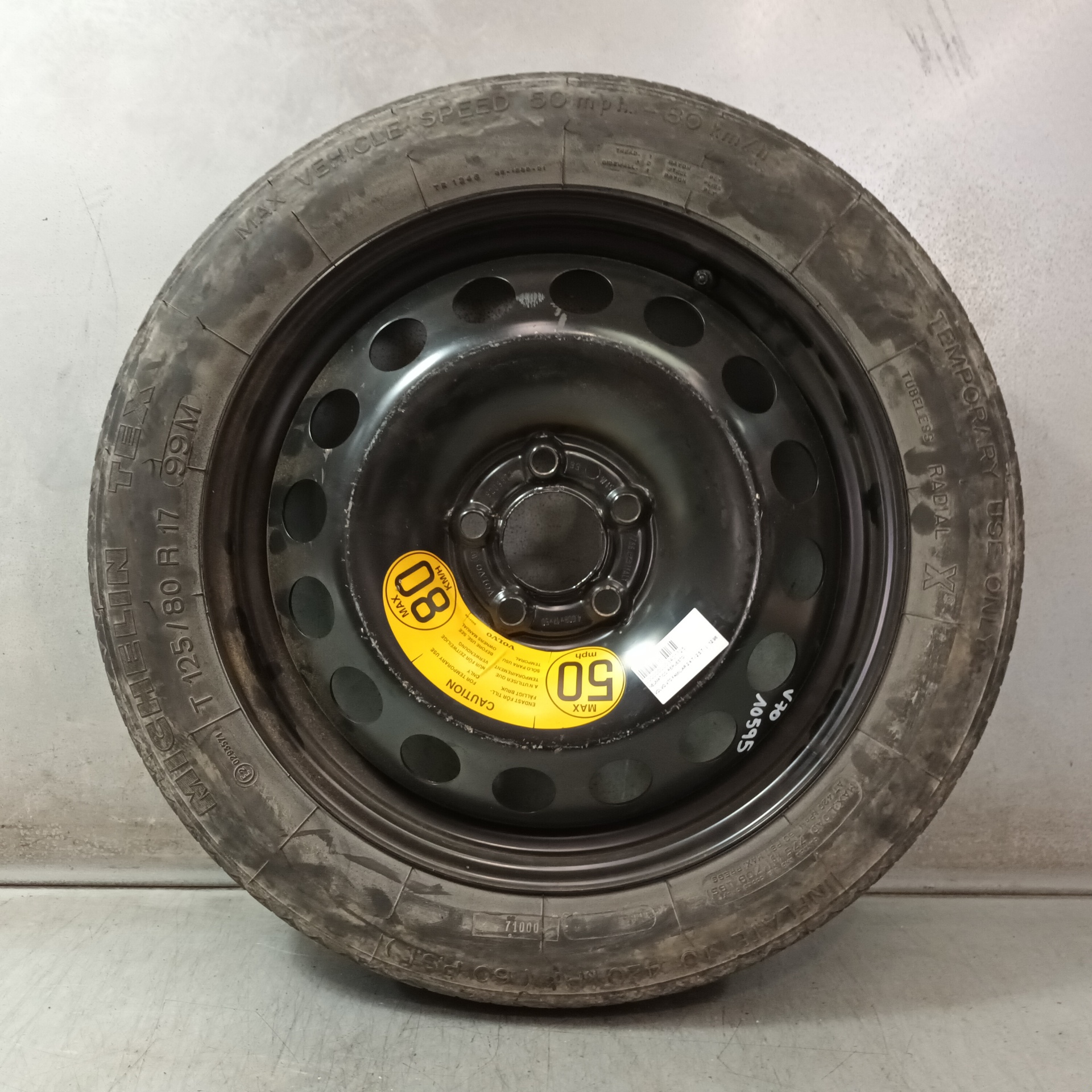 TOYOTA V70 1 generation (1997-2000) Spare Wheel 25277129