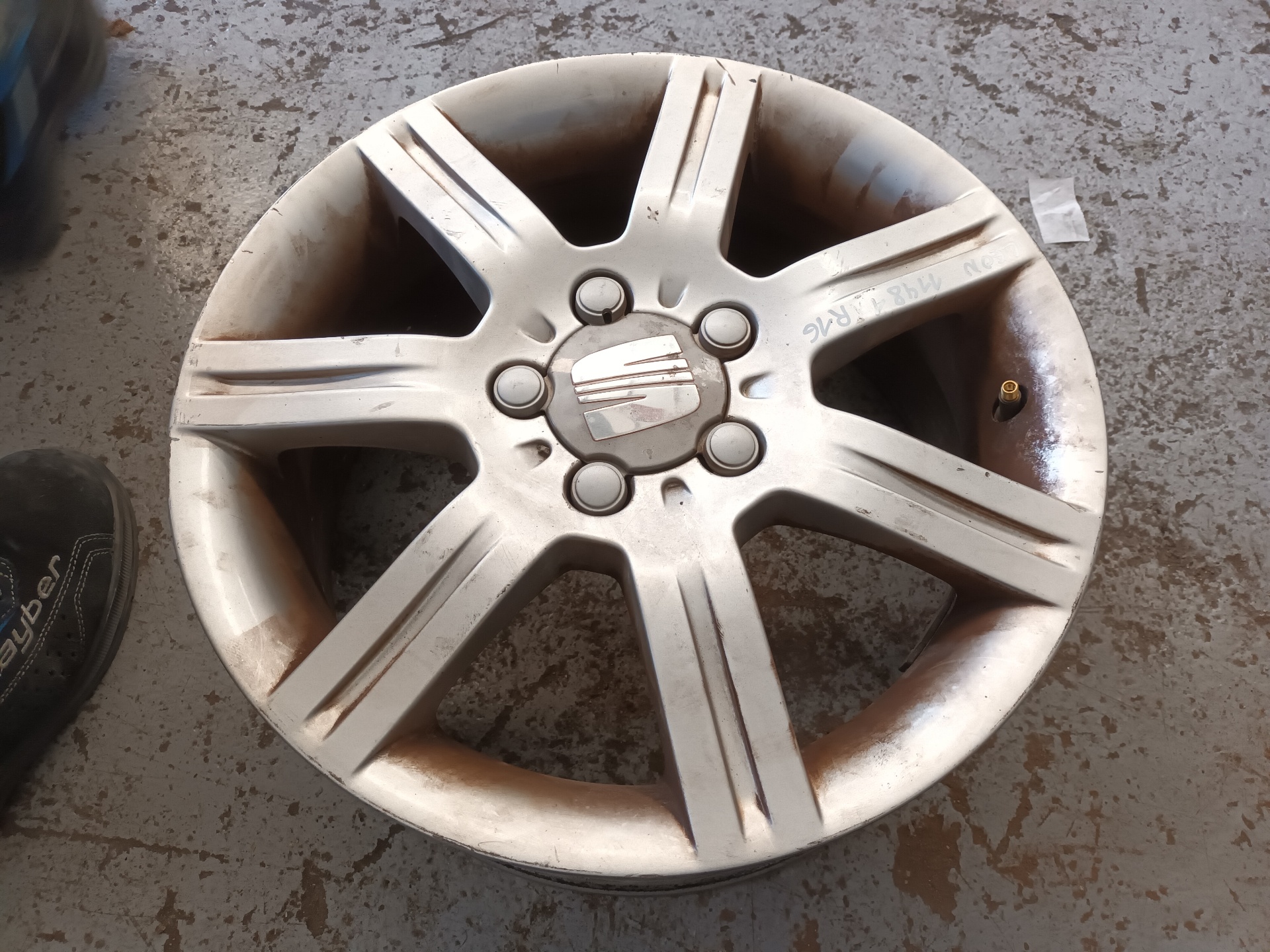 CHEVROLET Leon 2 generation (2005-2012) Wheel ALUMINIO 25283913