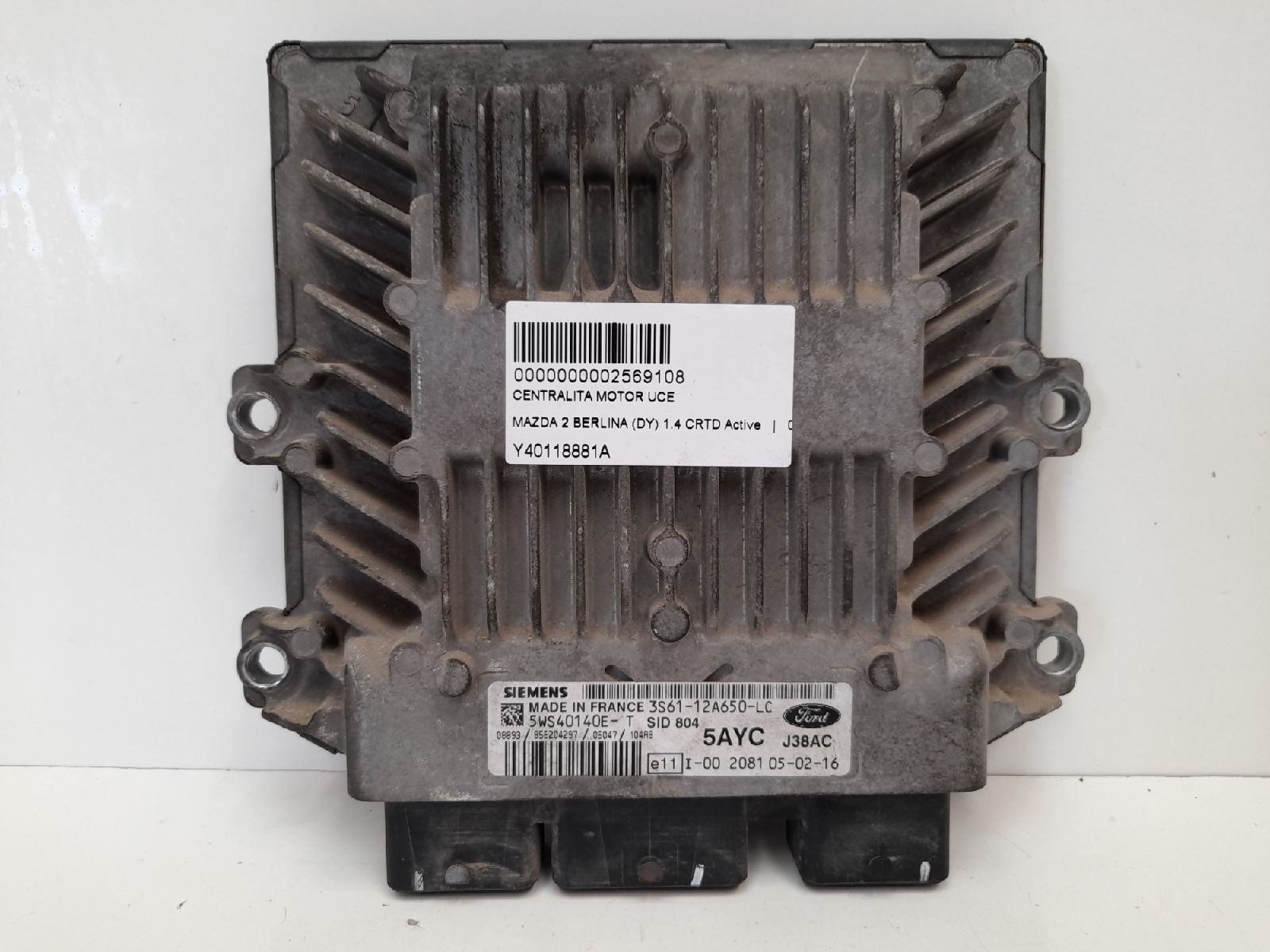 FORD 2 1 generation (2003-2007) Engine Control Unit ECU 3S6112A650LC 24094798