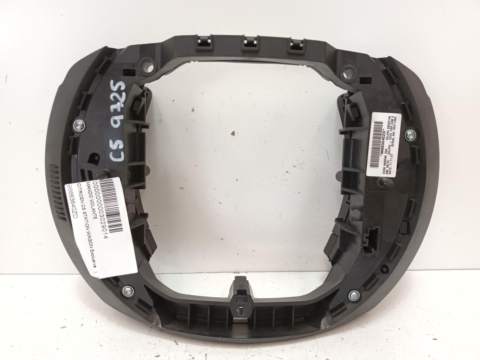 CITROËN C5 2 generation (2008-2017) Steering Wheel 96663640ZD 22347918