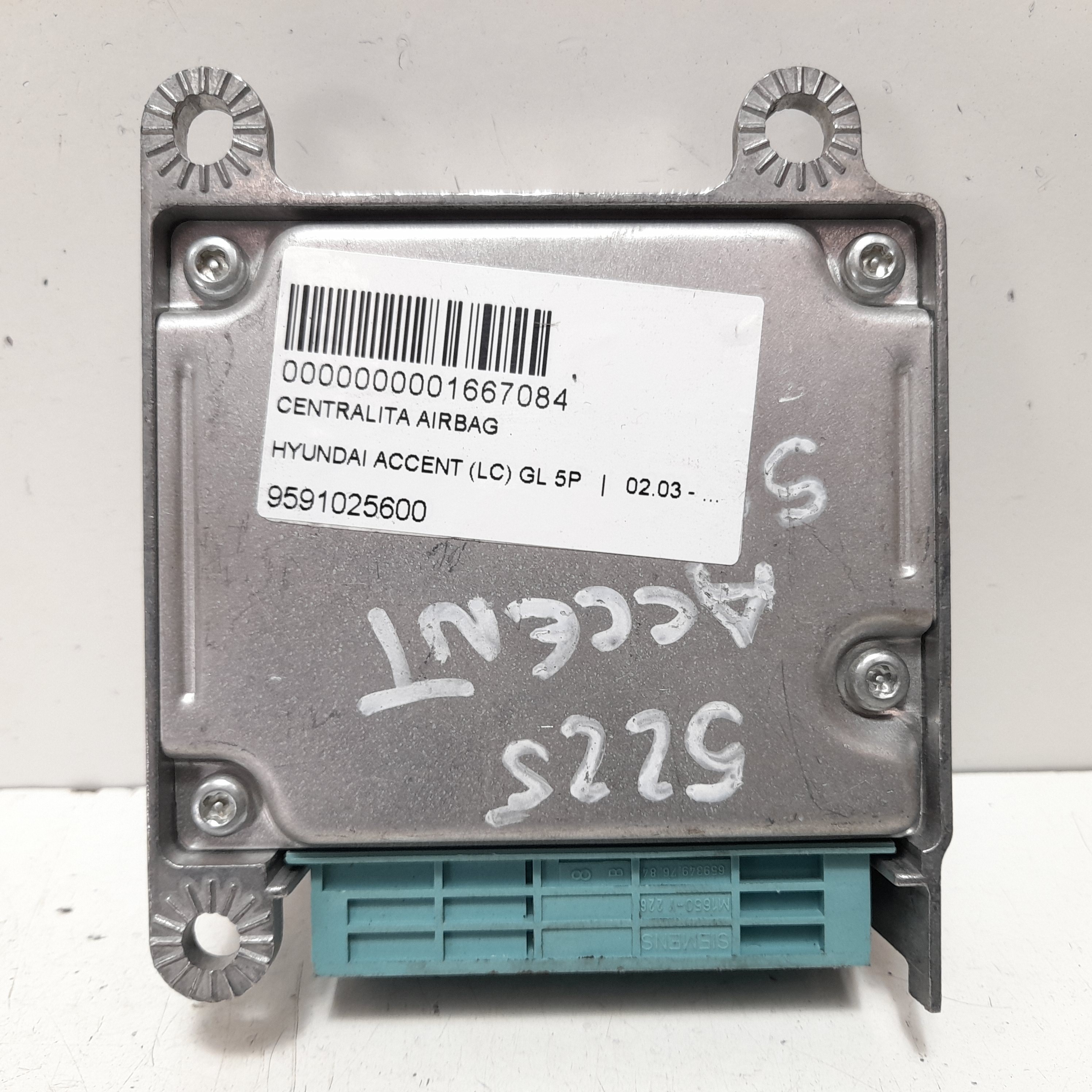 DAEWOO Accent LC (1999-2013) SRS Control Unit 9591025600 21998321