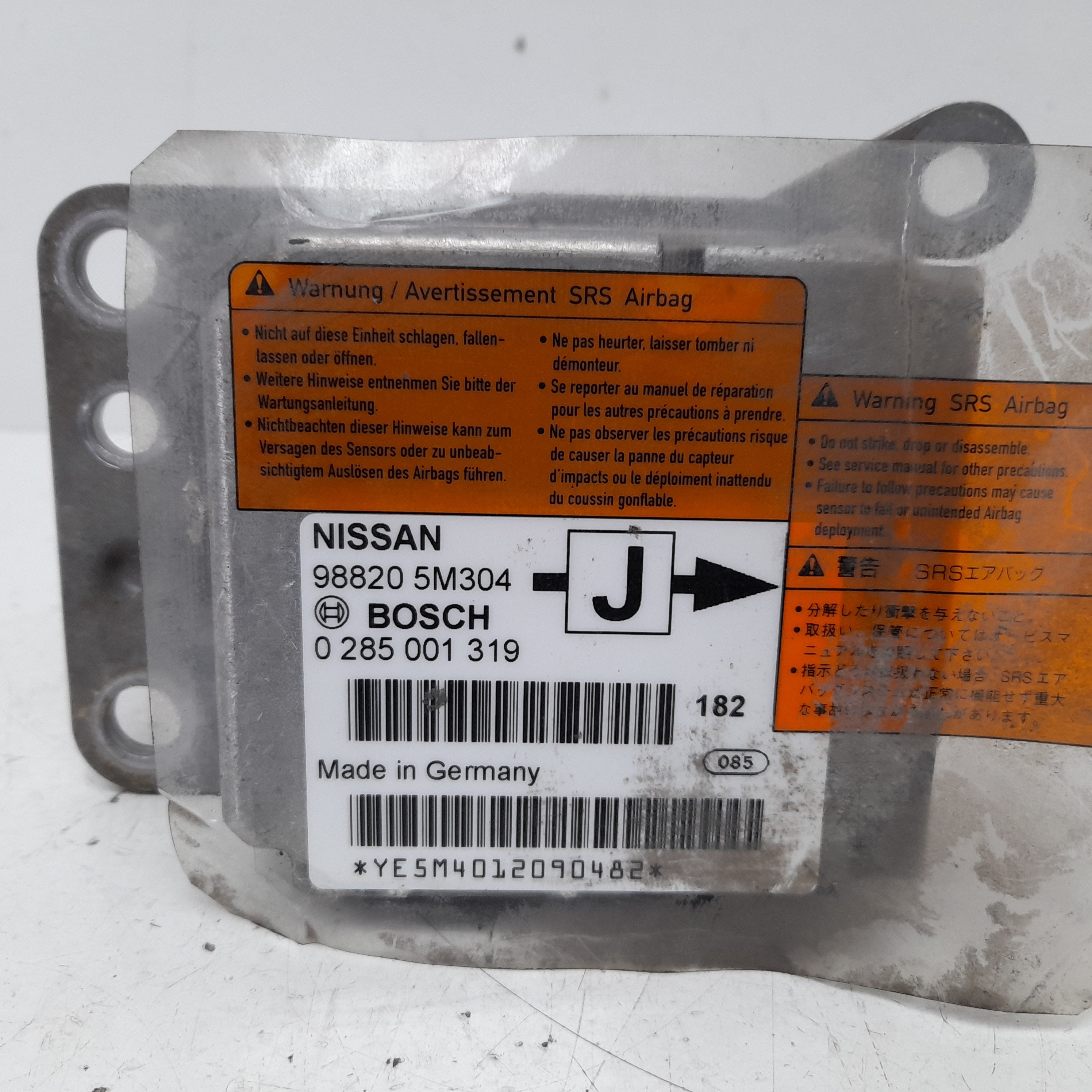 VAUXHALL Almera N16 (2000-2006) SRS Control Unit 988205M304 24088105