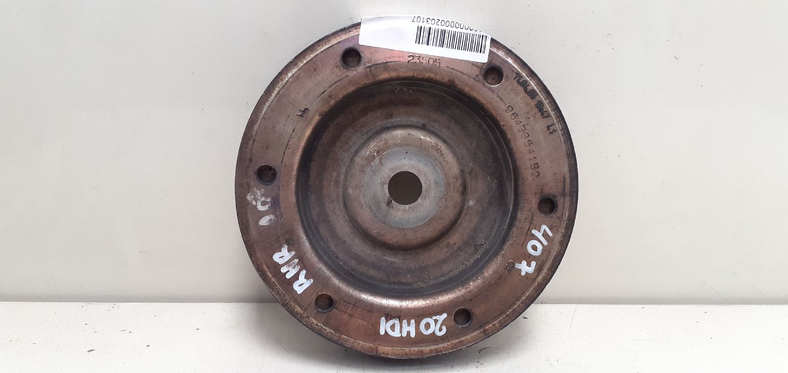 PEUGEOT 407 1 generation (2004-2010) Crankshaft Pulley 9643354180 25241257