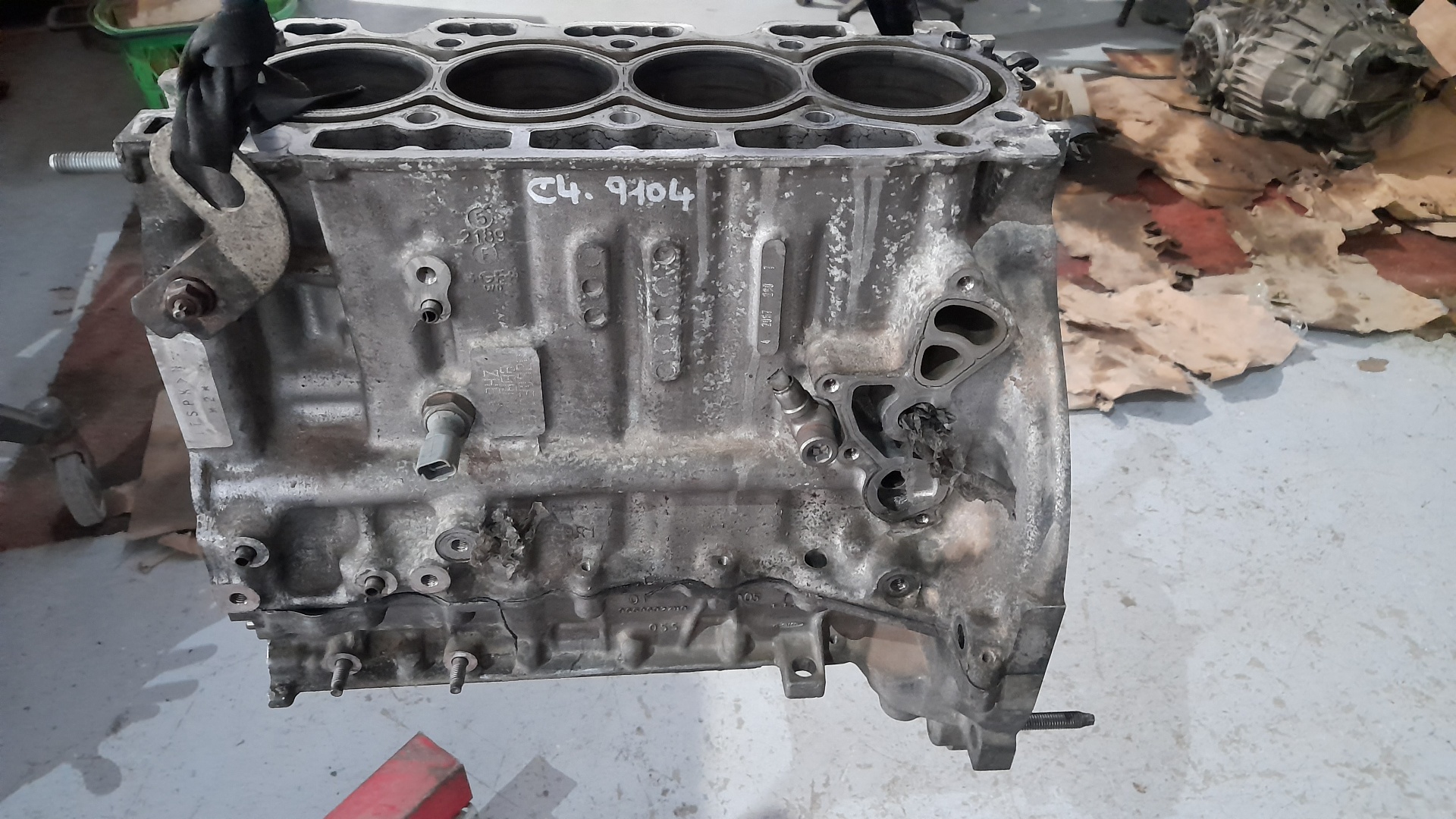 CITROËN C4 Picasso 1 generation (2006-2013) Engine Block 9HZ 22035178