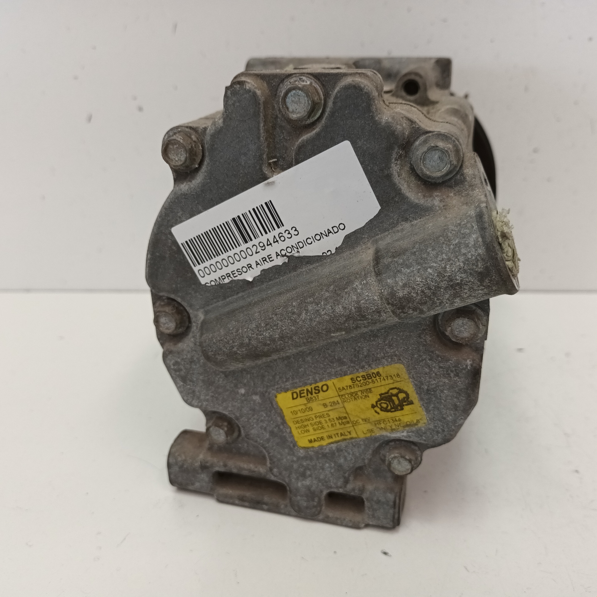 CHEVROLET Ka 2 generation (2008-2020) Air Condition Pump SCSB06 22063786