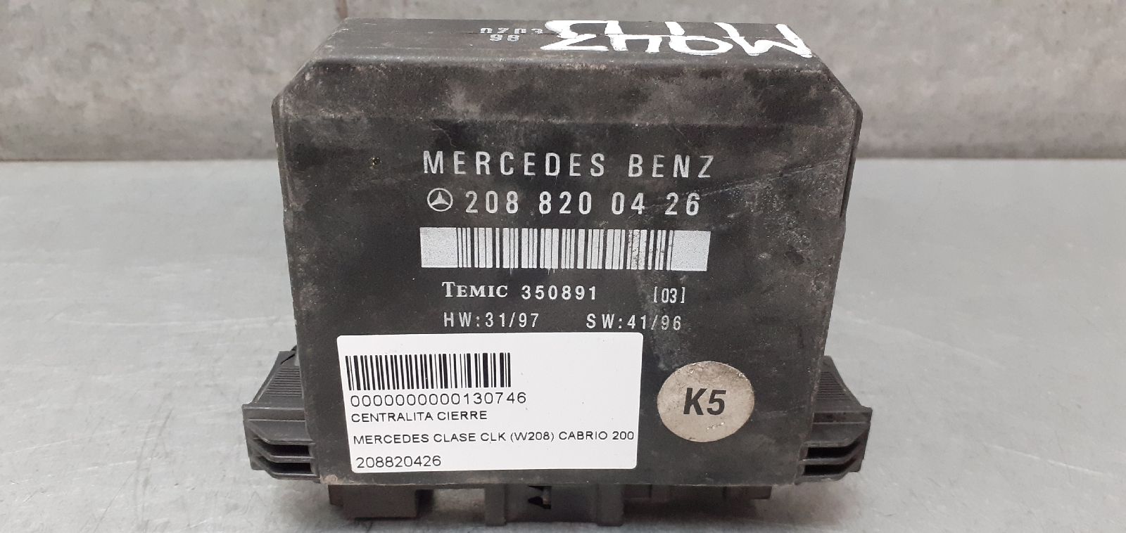 MERCEDES-BENZ CLK AMG GTR C297 (1997-1999) Andre kontrolenheder 208820426 25267804