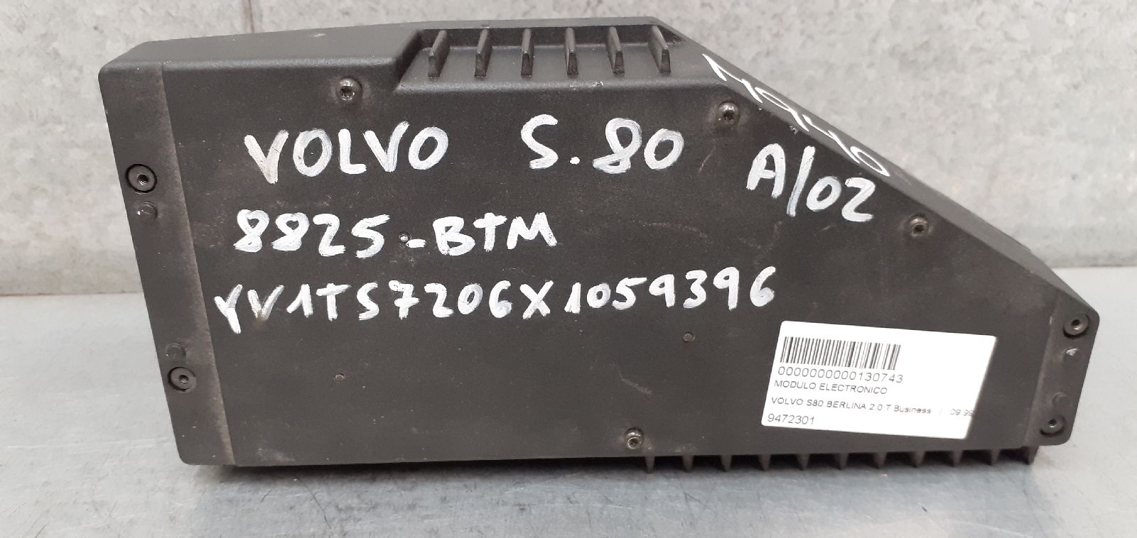 VOLVO S80 1 generation (1998-2006) Autres unités de contrôle 9472301 25228504